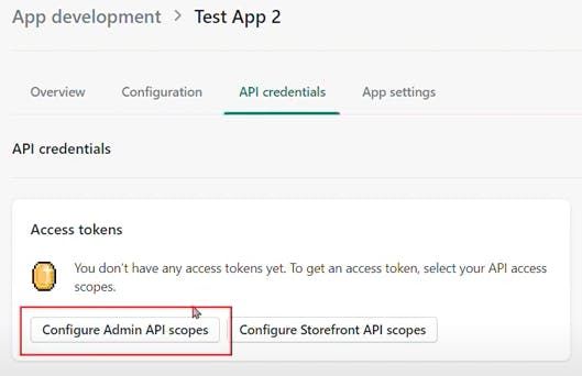 Shopify permission scopes