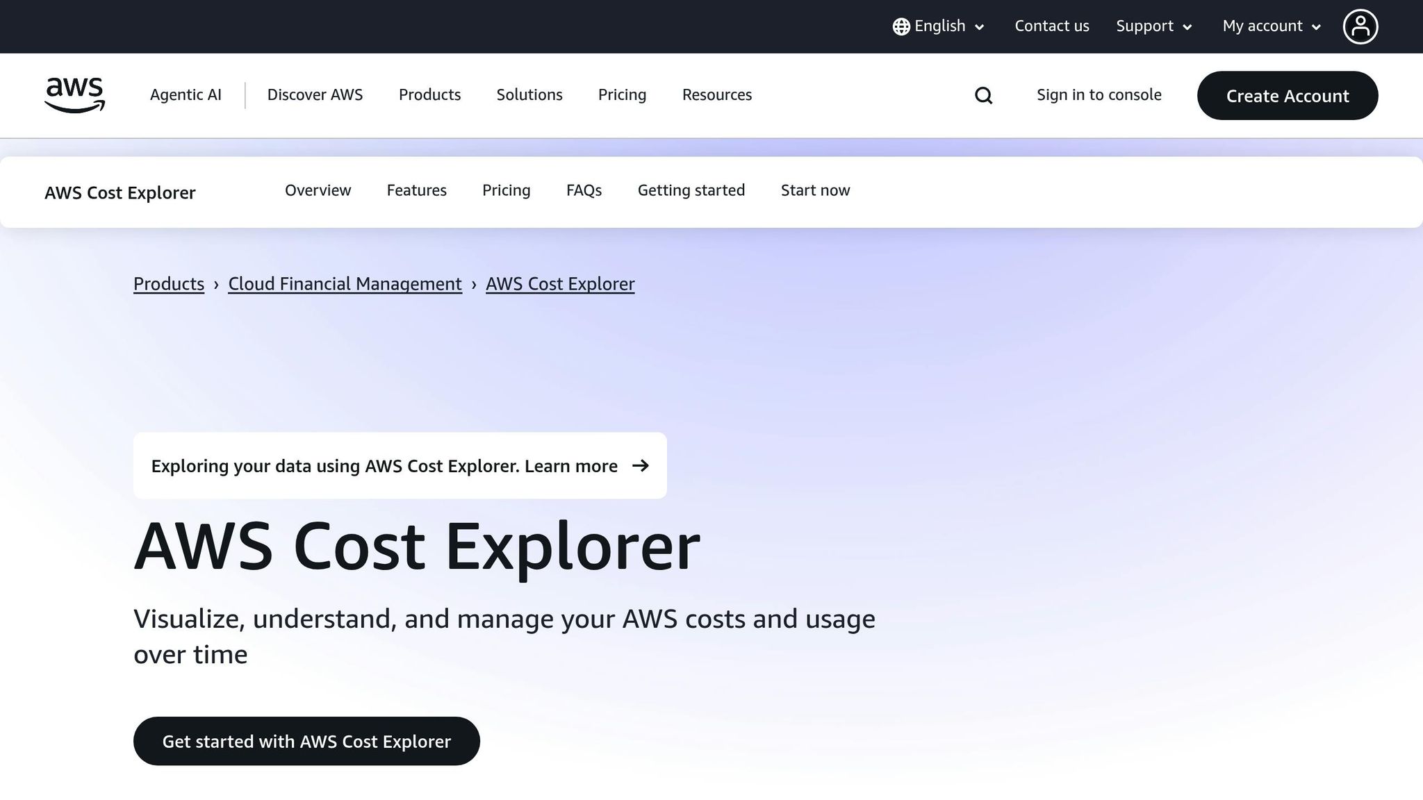 AWS Cost Explorer