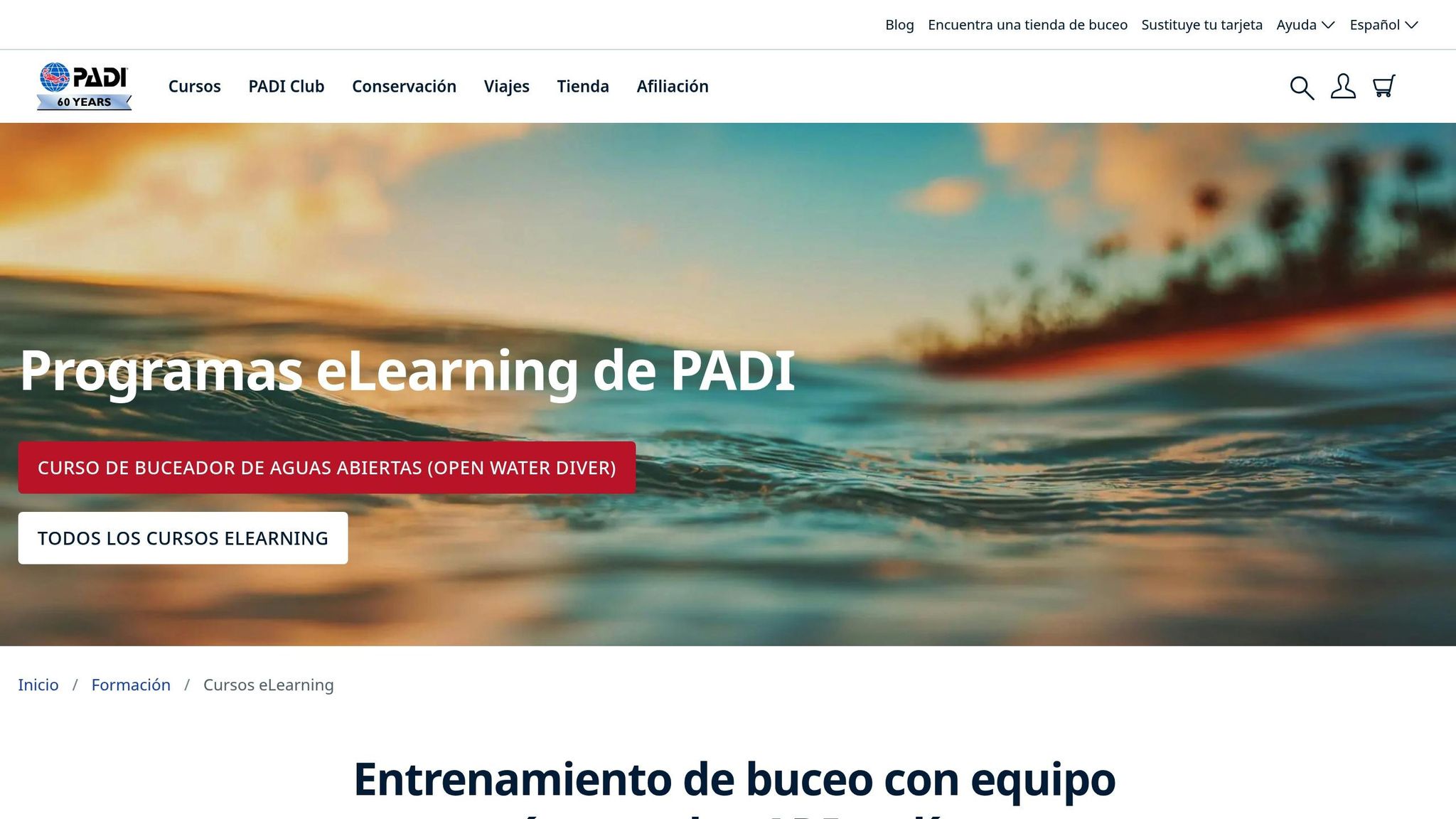 PADI eLearning