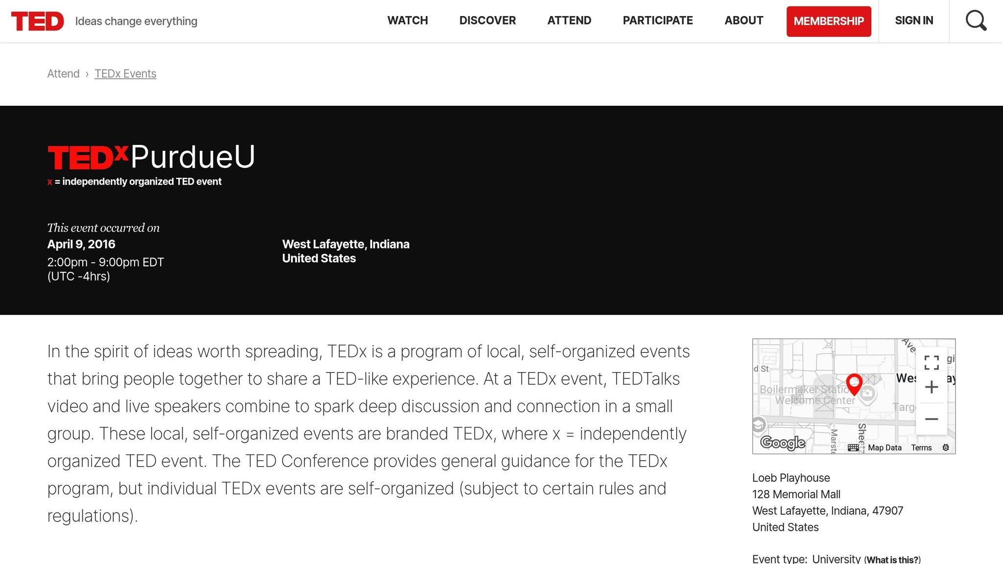 TEDxPurdueU