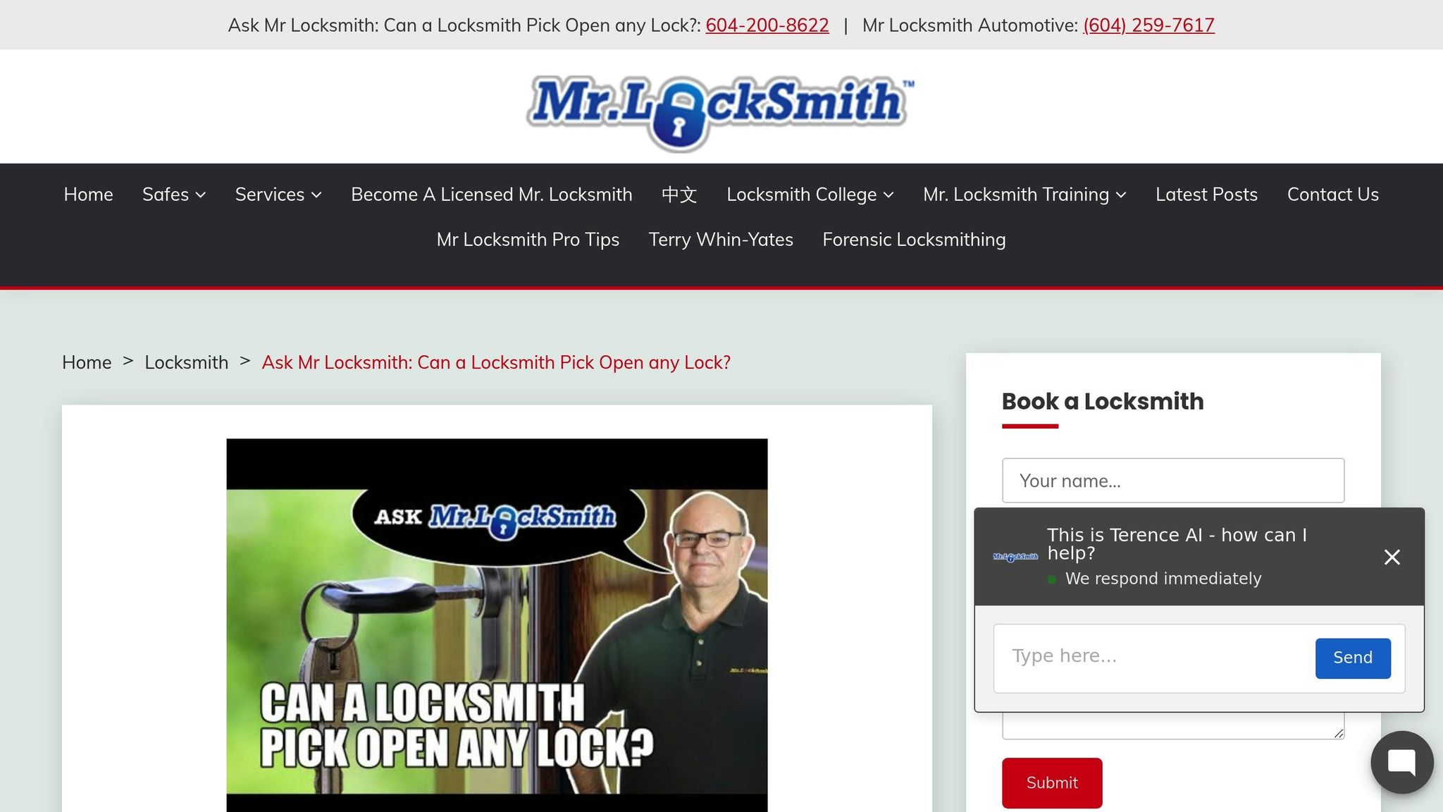 Ask Mr. Locksmith