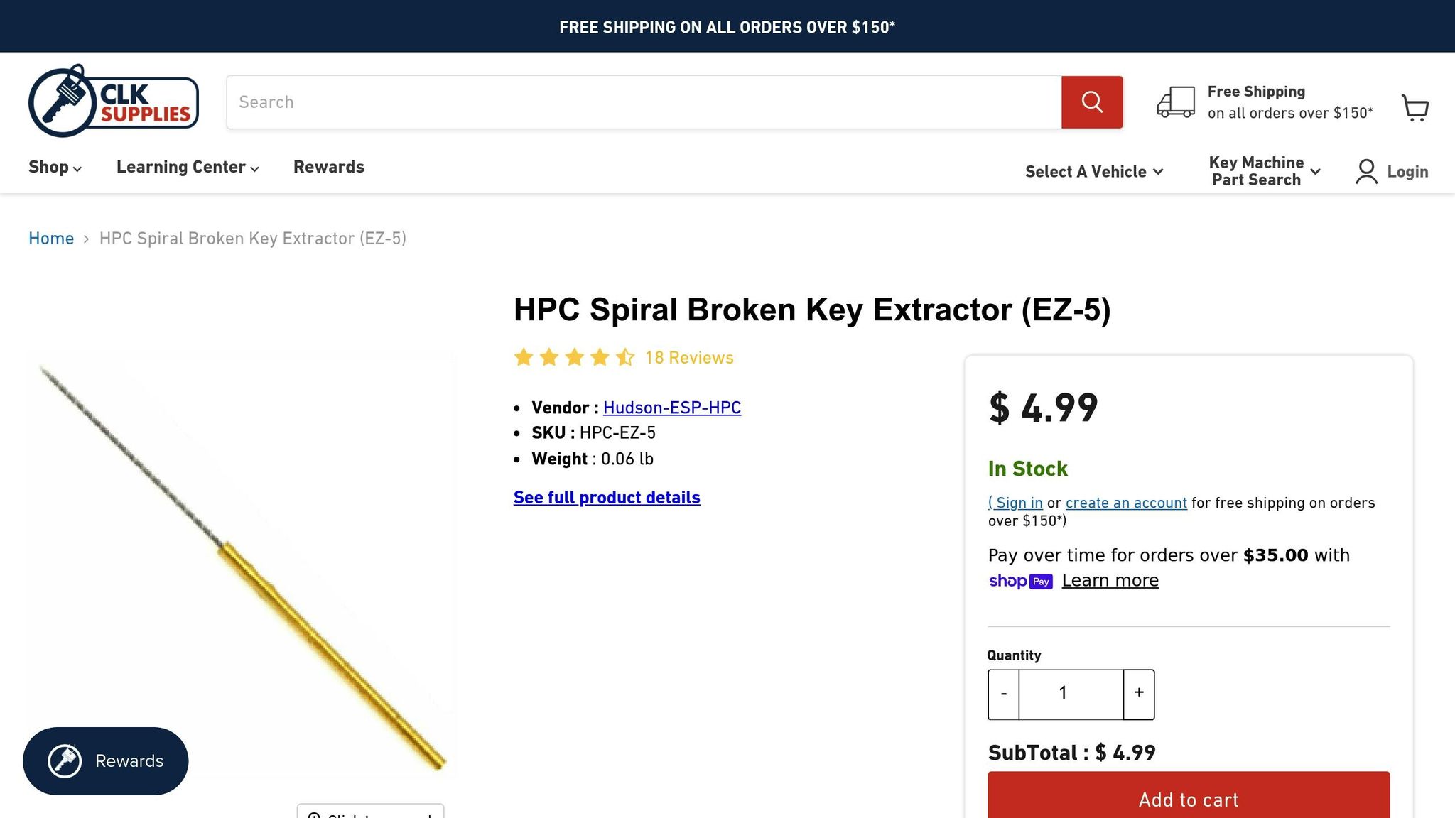 HPC EZ-5 Key Extractor