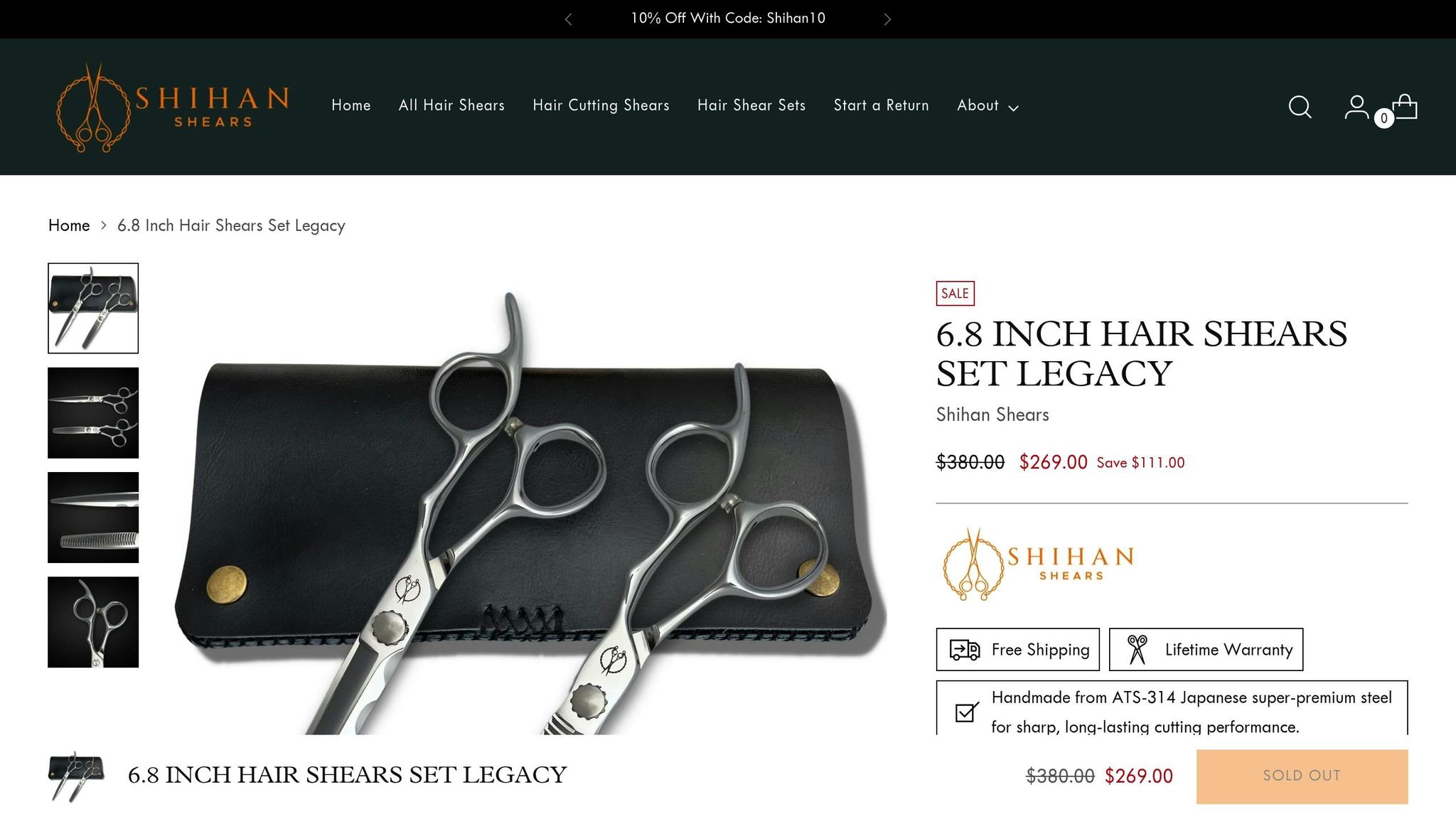 Legacy Hair Shears Set