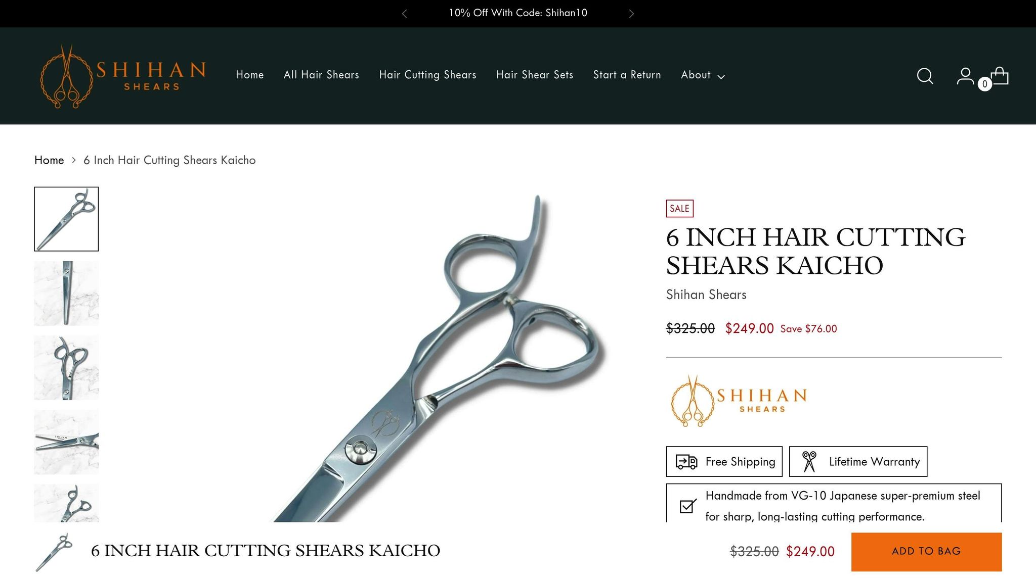 Kaicho Hair Cutting Shears