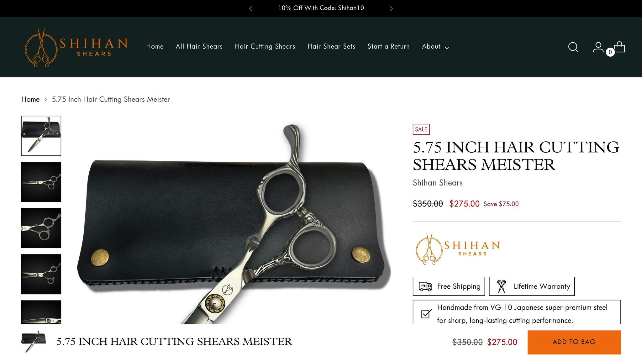 Meister Hair Cutting Shears