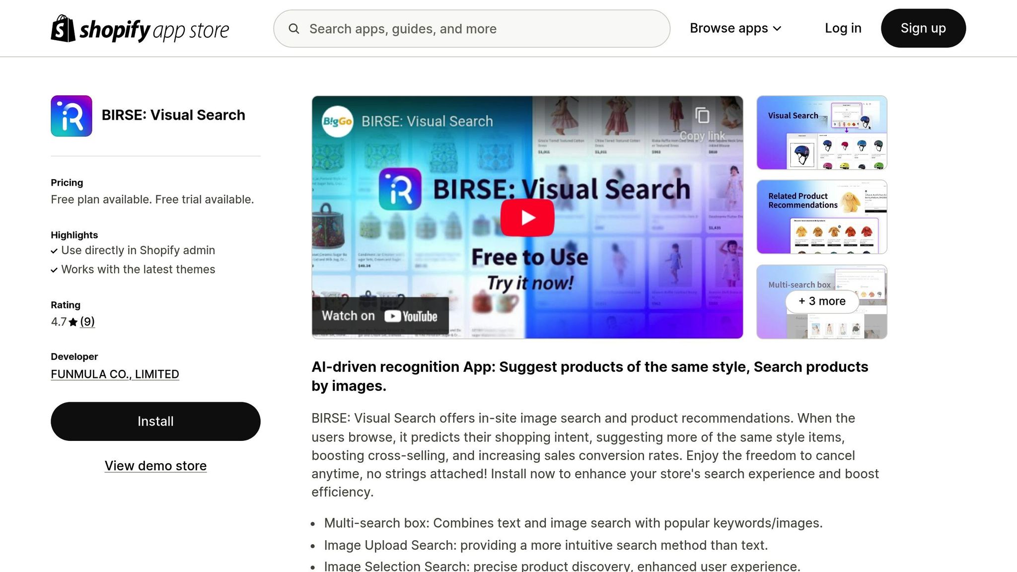 Visual AI Recommender