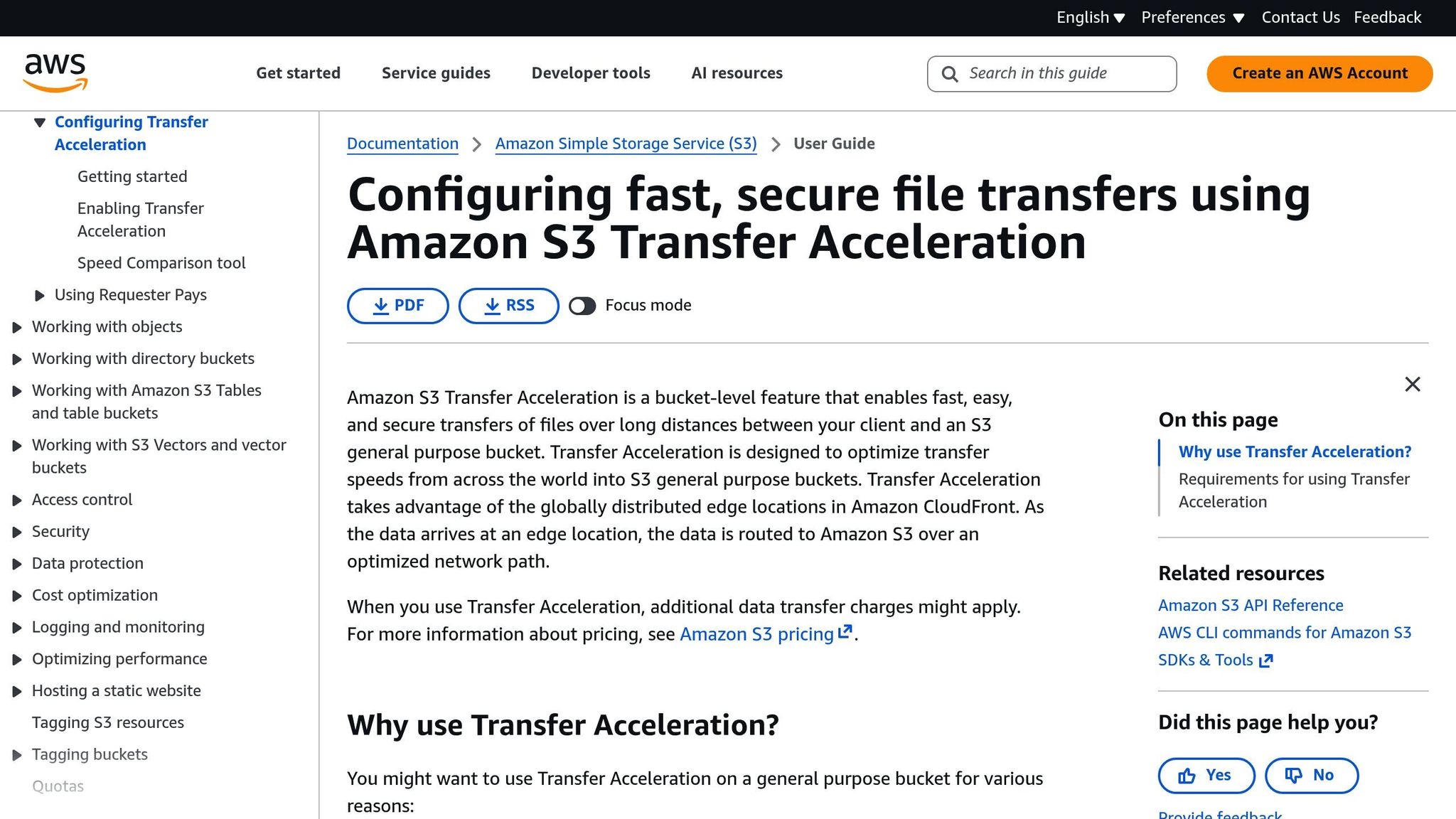 S3 Transfer Acceleration