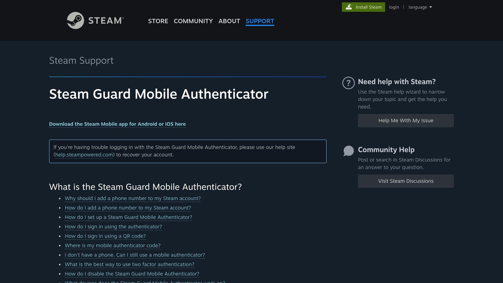 Steam Guard Mobile Authenticator