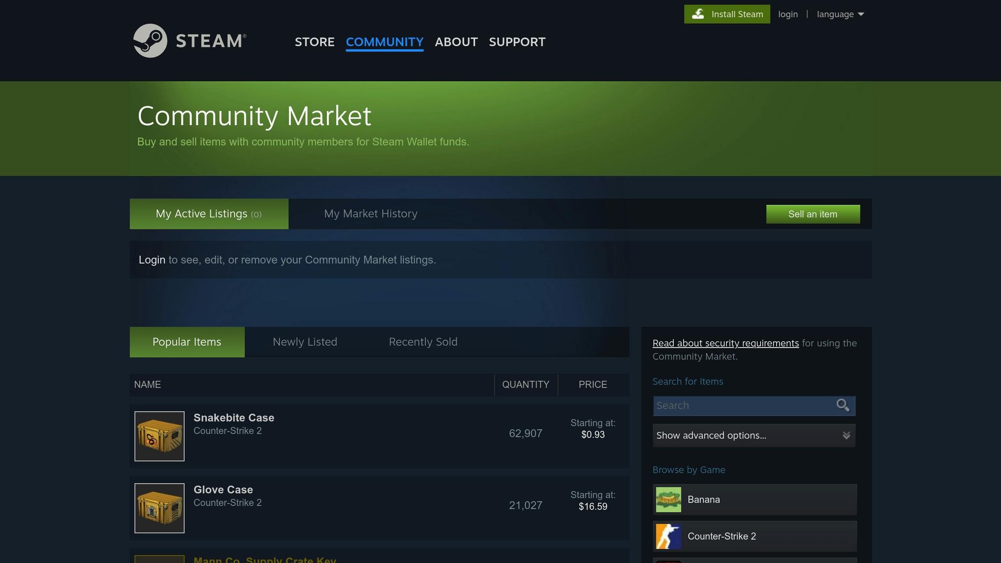 Steam Market