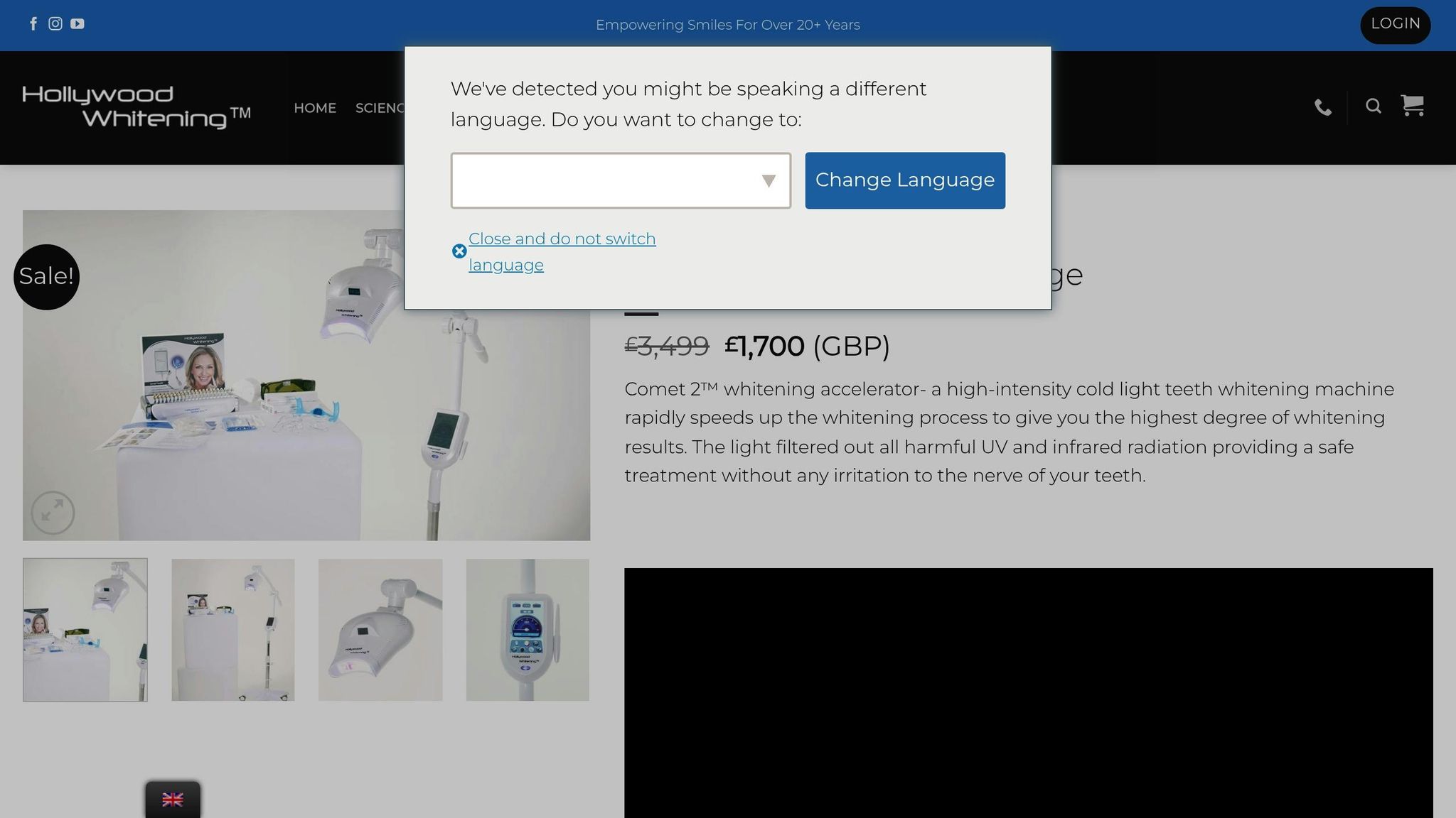 Comet 2 Teeth Whitening System