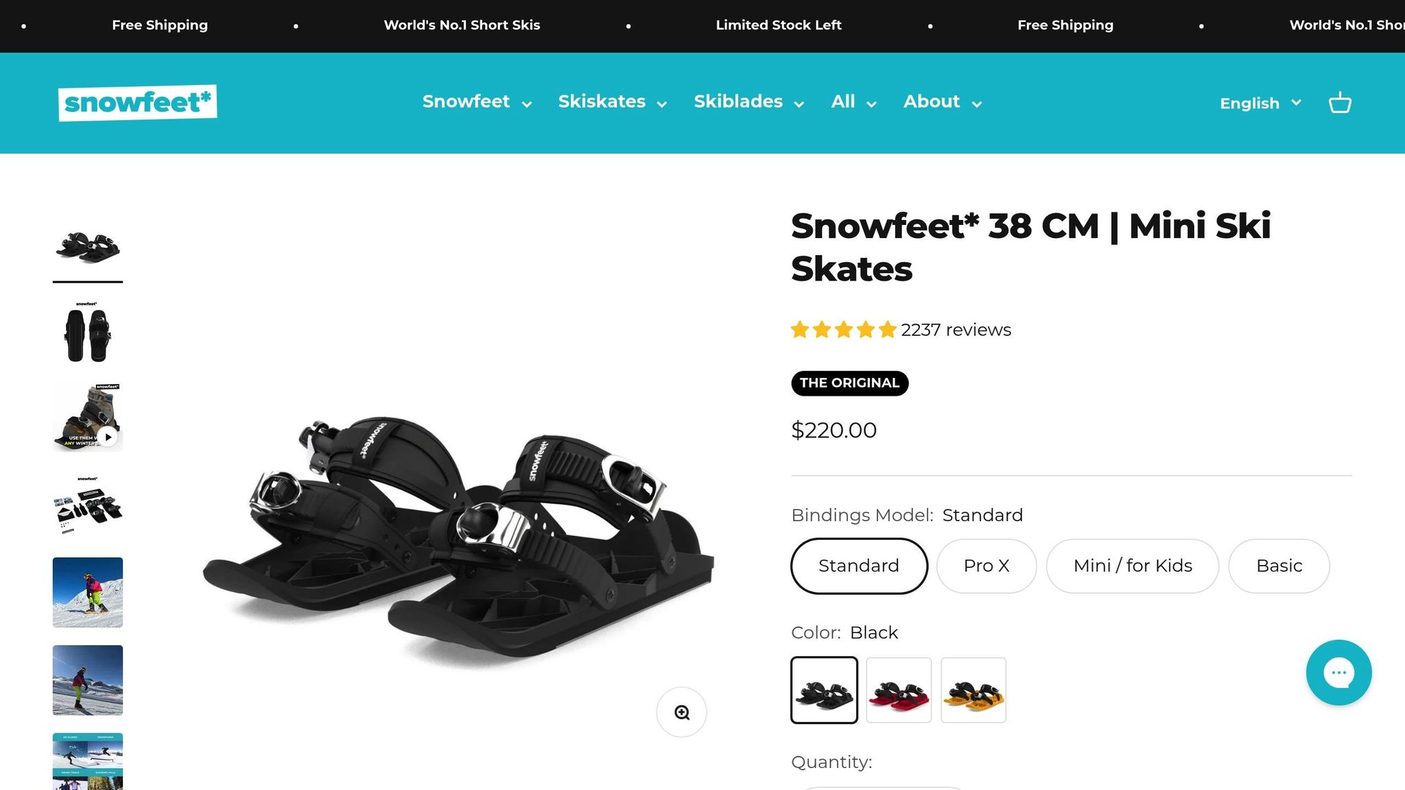 Snowfeet Mini Skis
