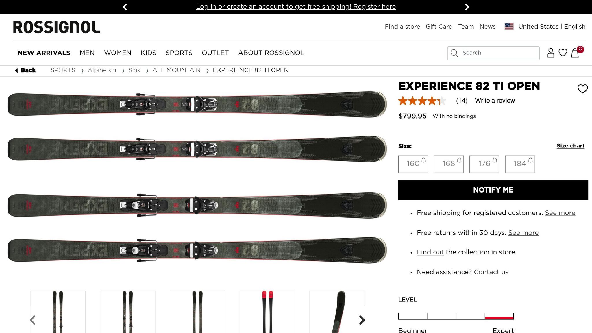 Rossignol Experience 82 Ti