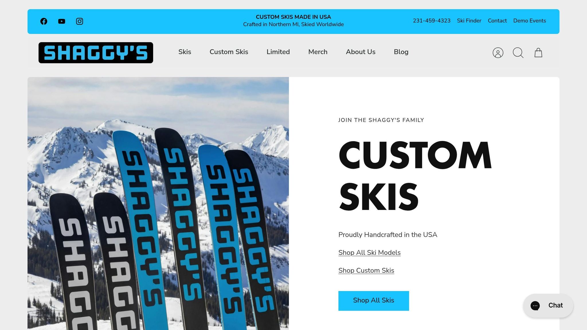 Shaggy's Copper Country Skis