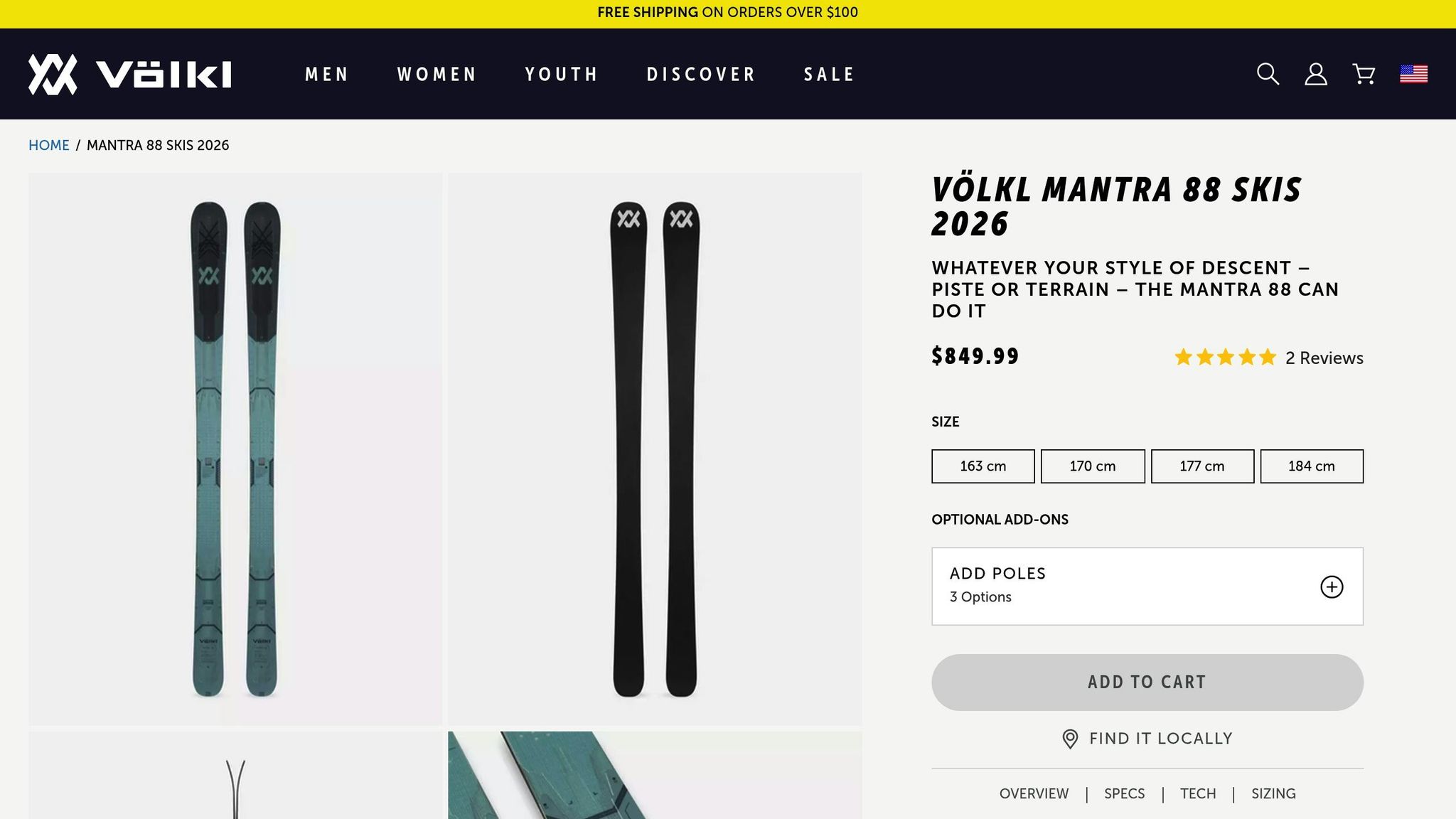 Volkl Mantra 88