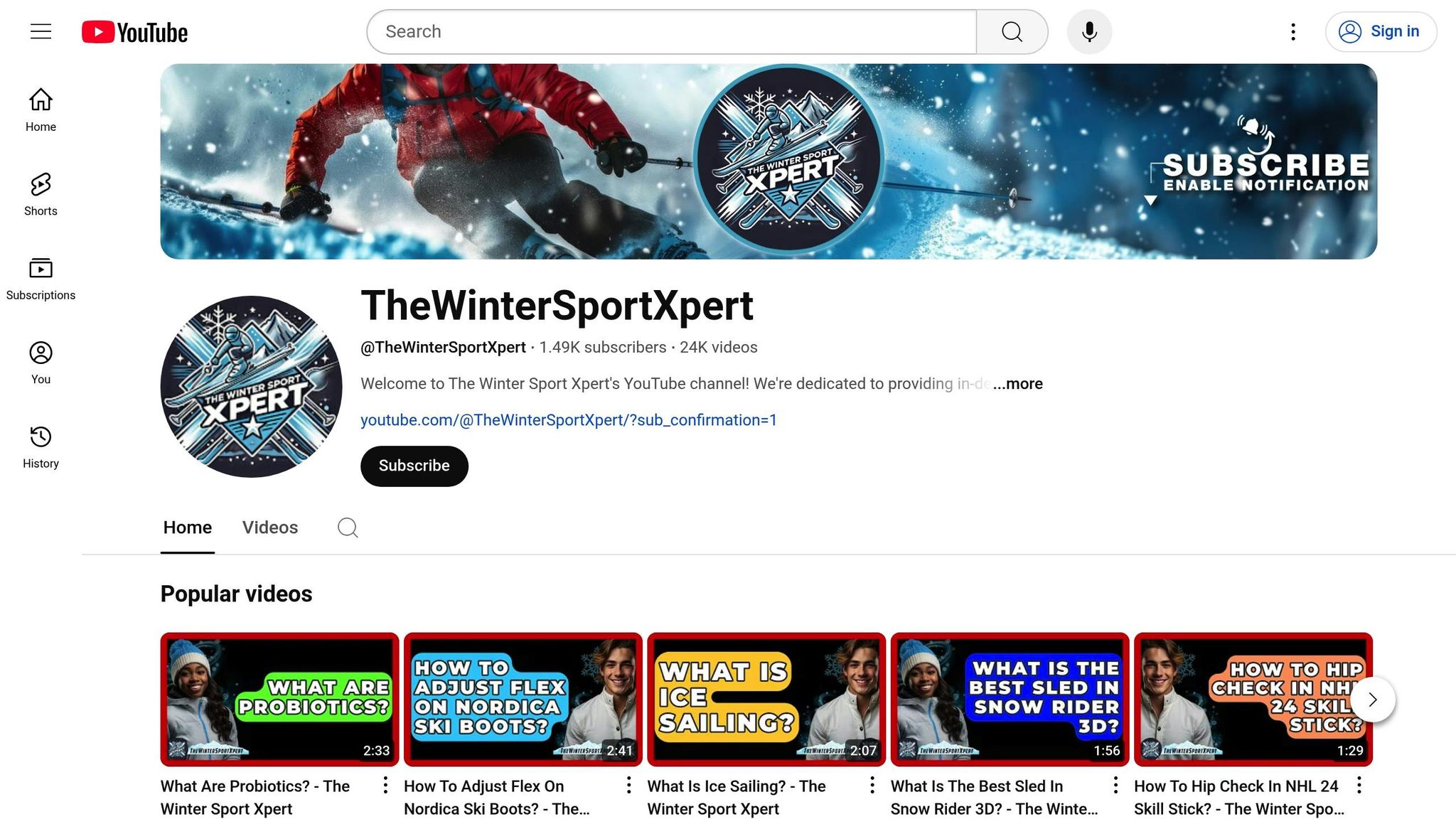 The Winter Sport Xpert