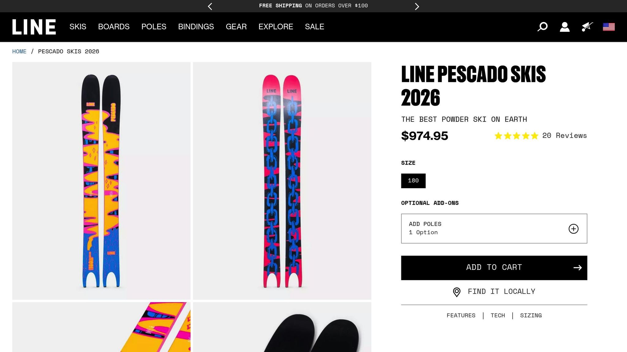 LINE Pescado Skis