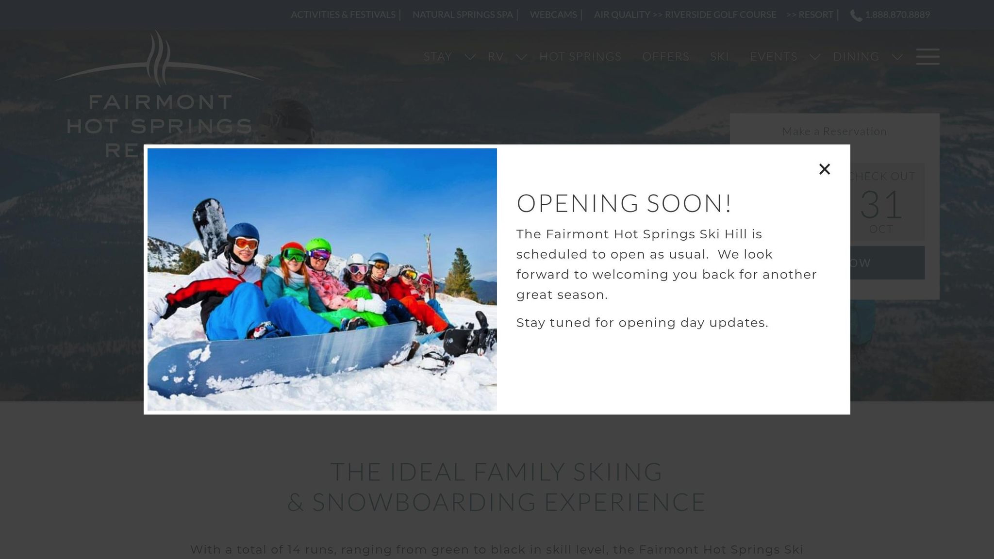 Área de esquí Fairmont Hot Springs