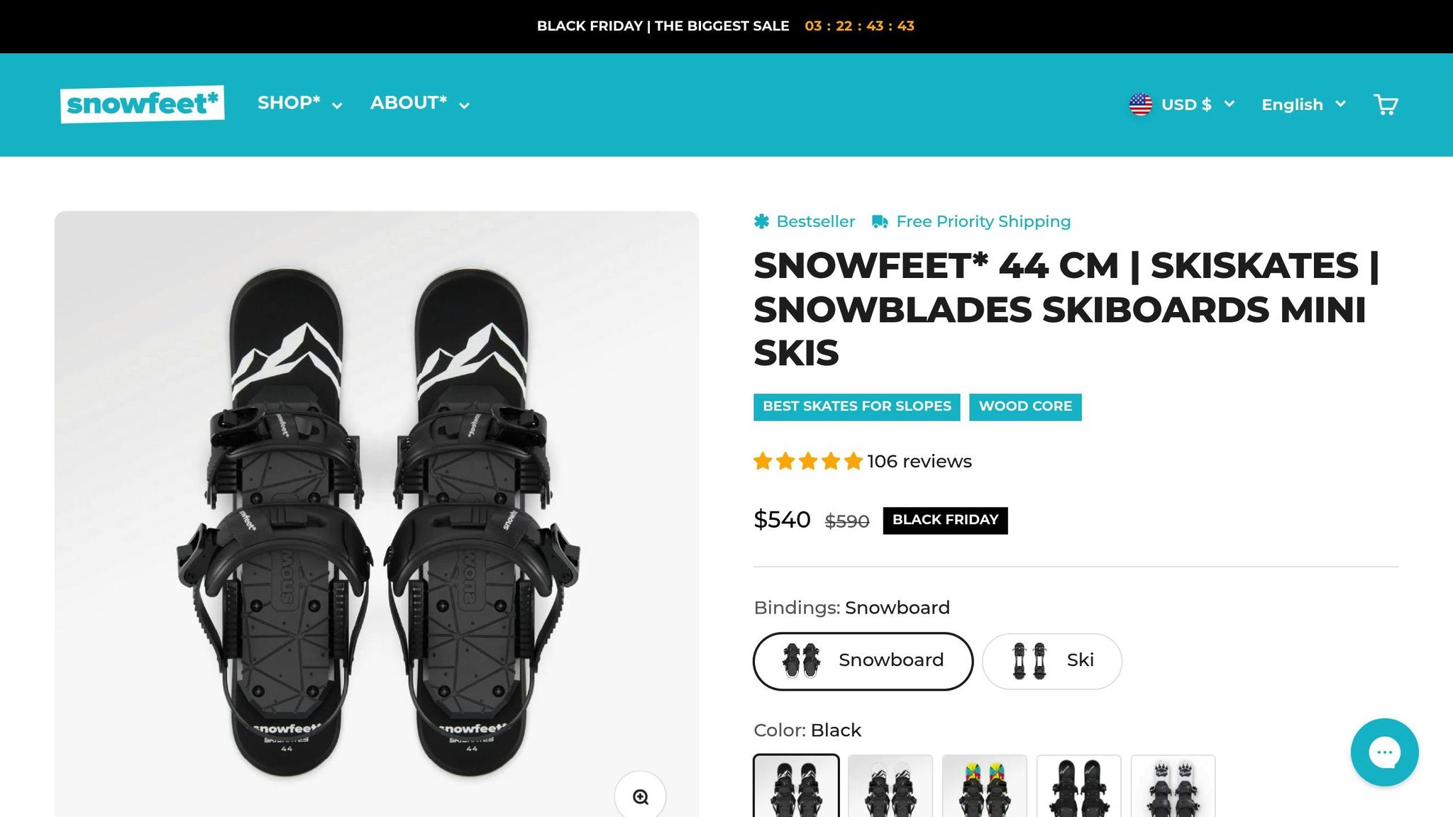 Snowfeet Skiskates