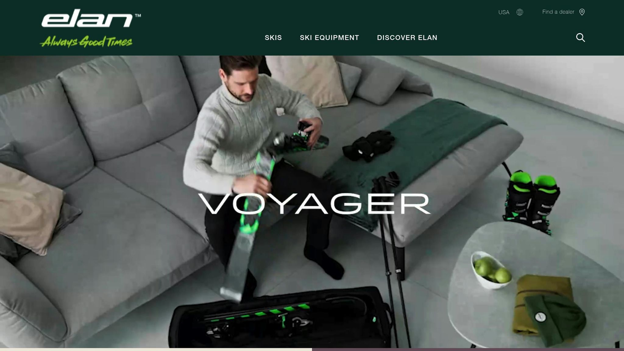 Elan Voyager 접이식 스키