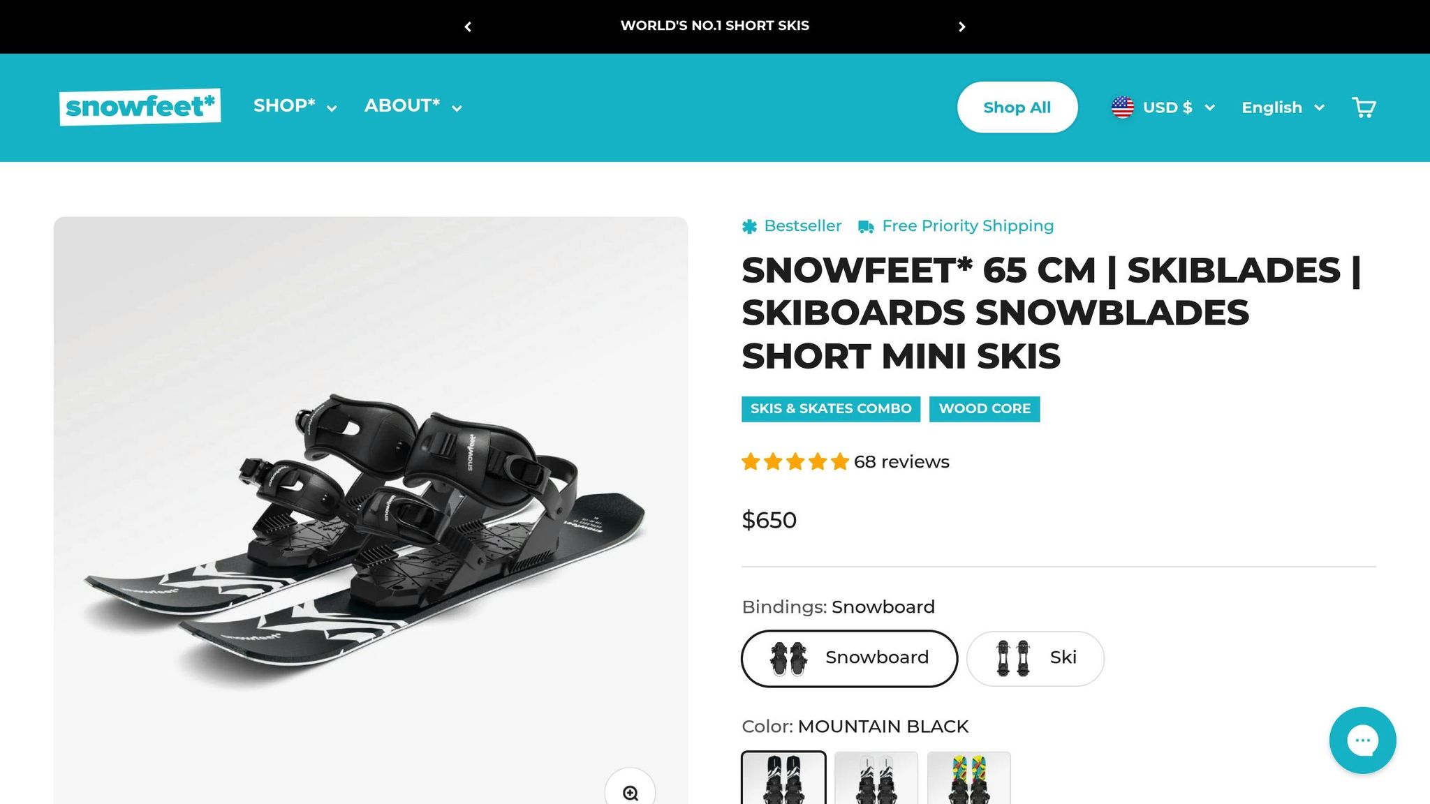 Snowfeet Skiblades