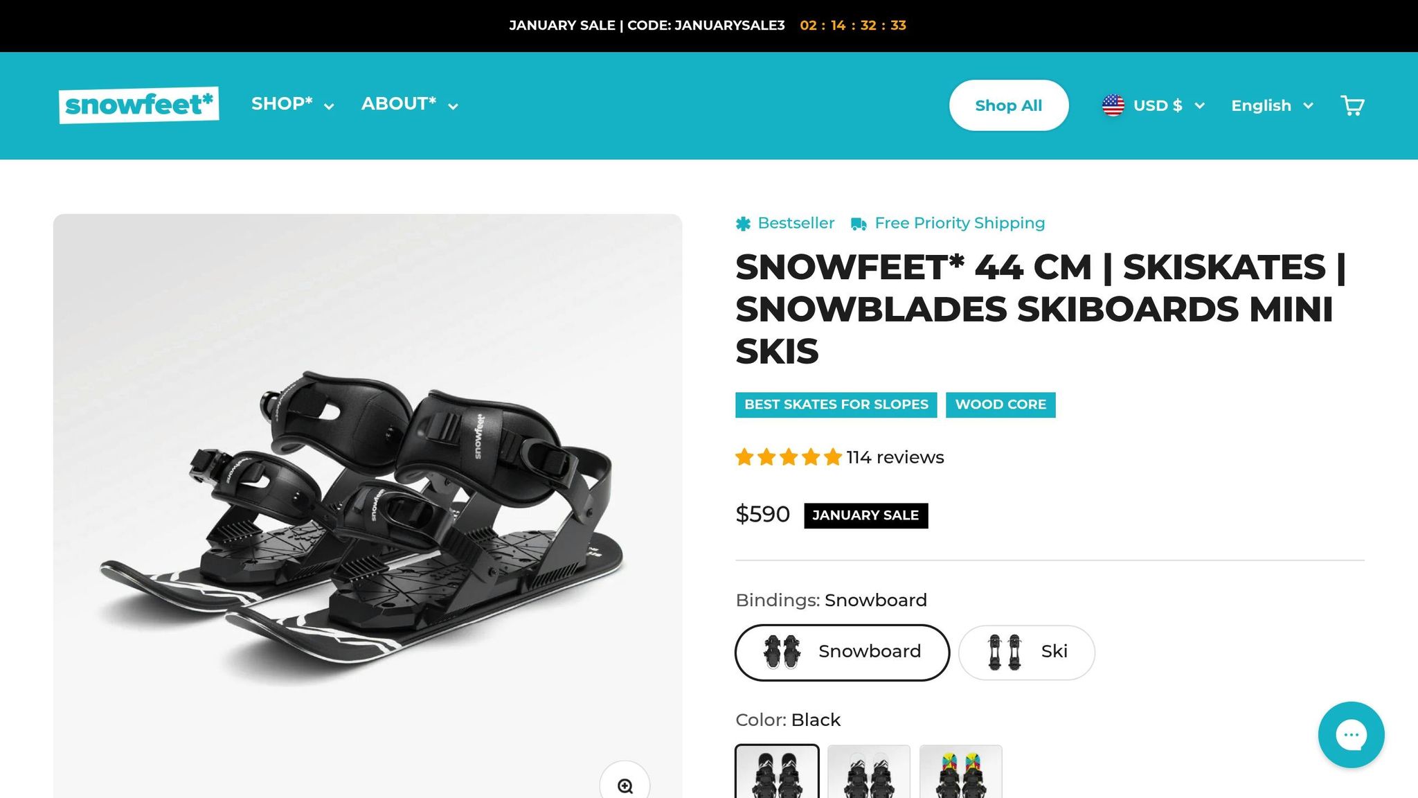 Snowfeet Skiskates