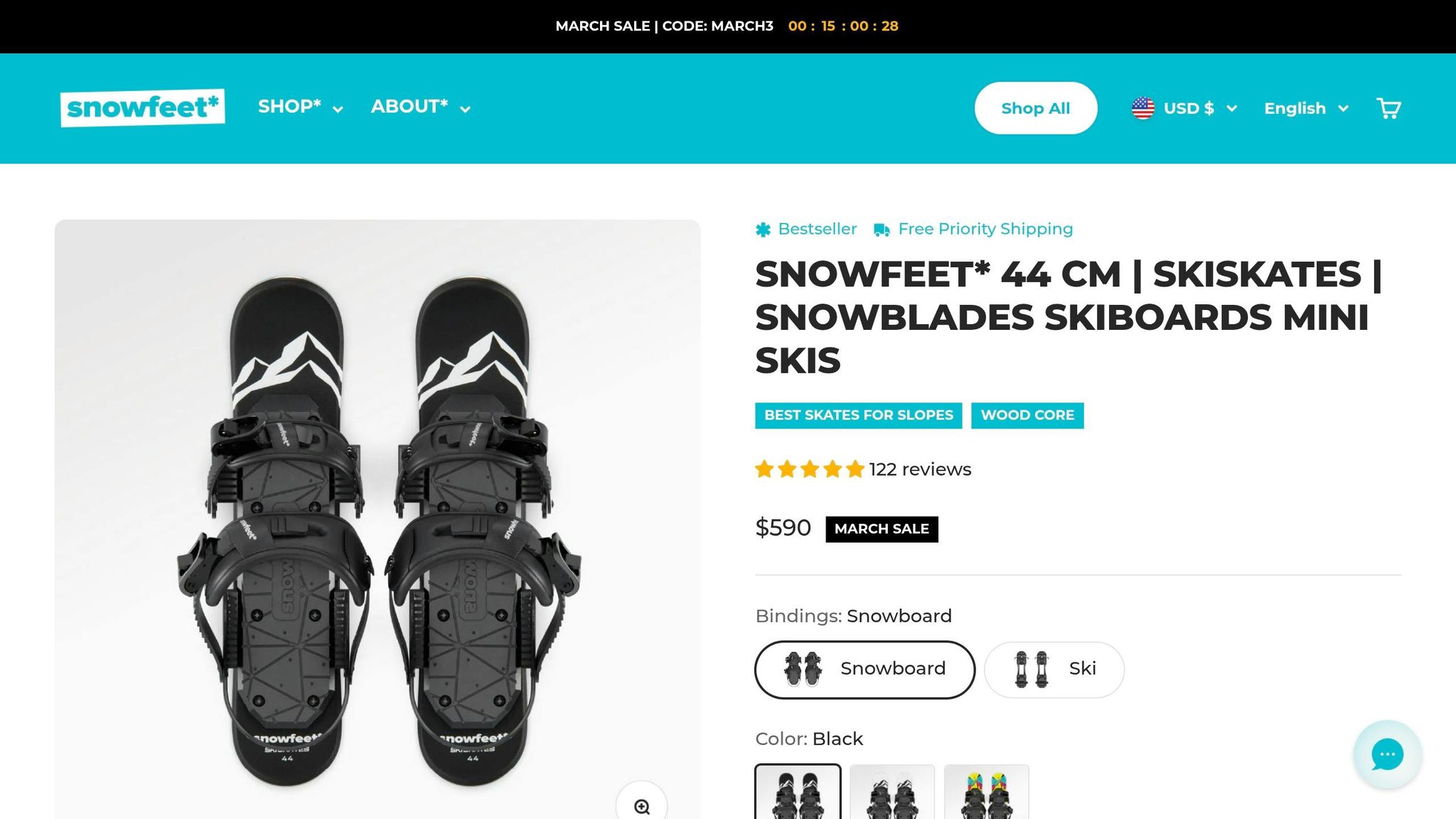 Snowfeet* Skiskates