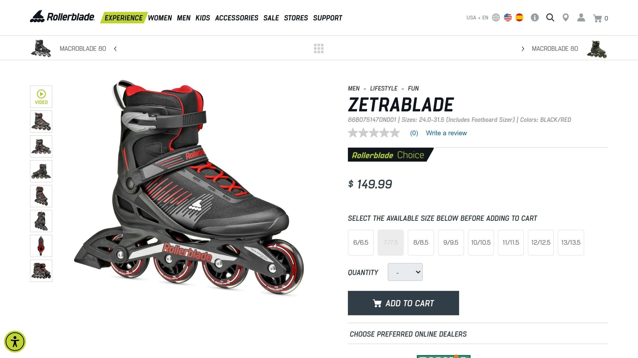 Rollerblade Zetrablade