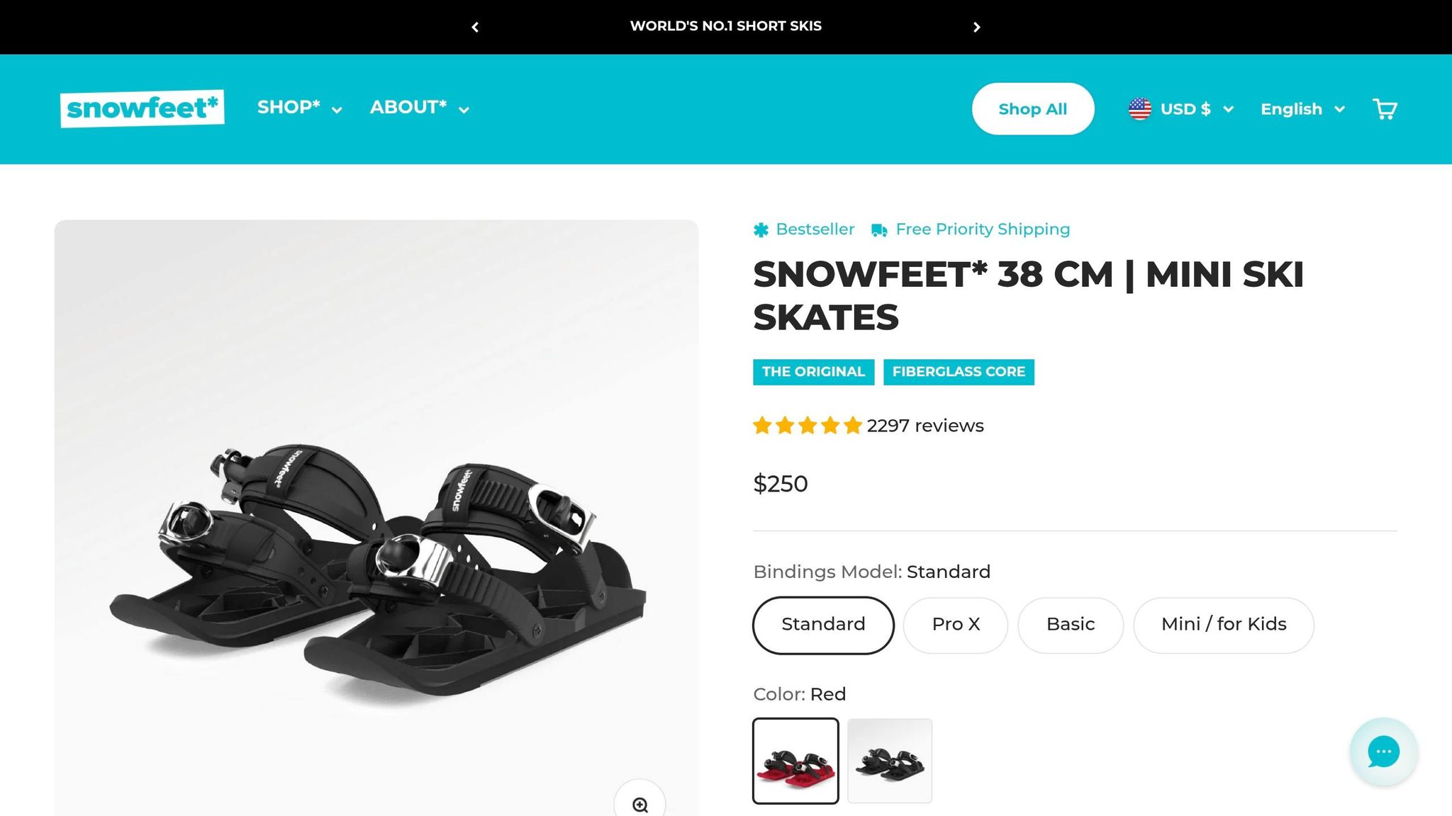 Snowfeet Mini Ski Skates