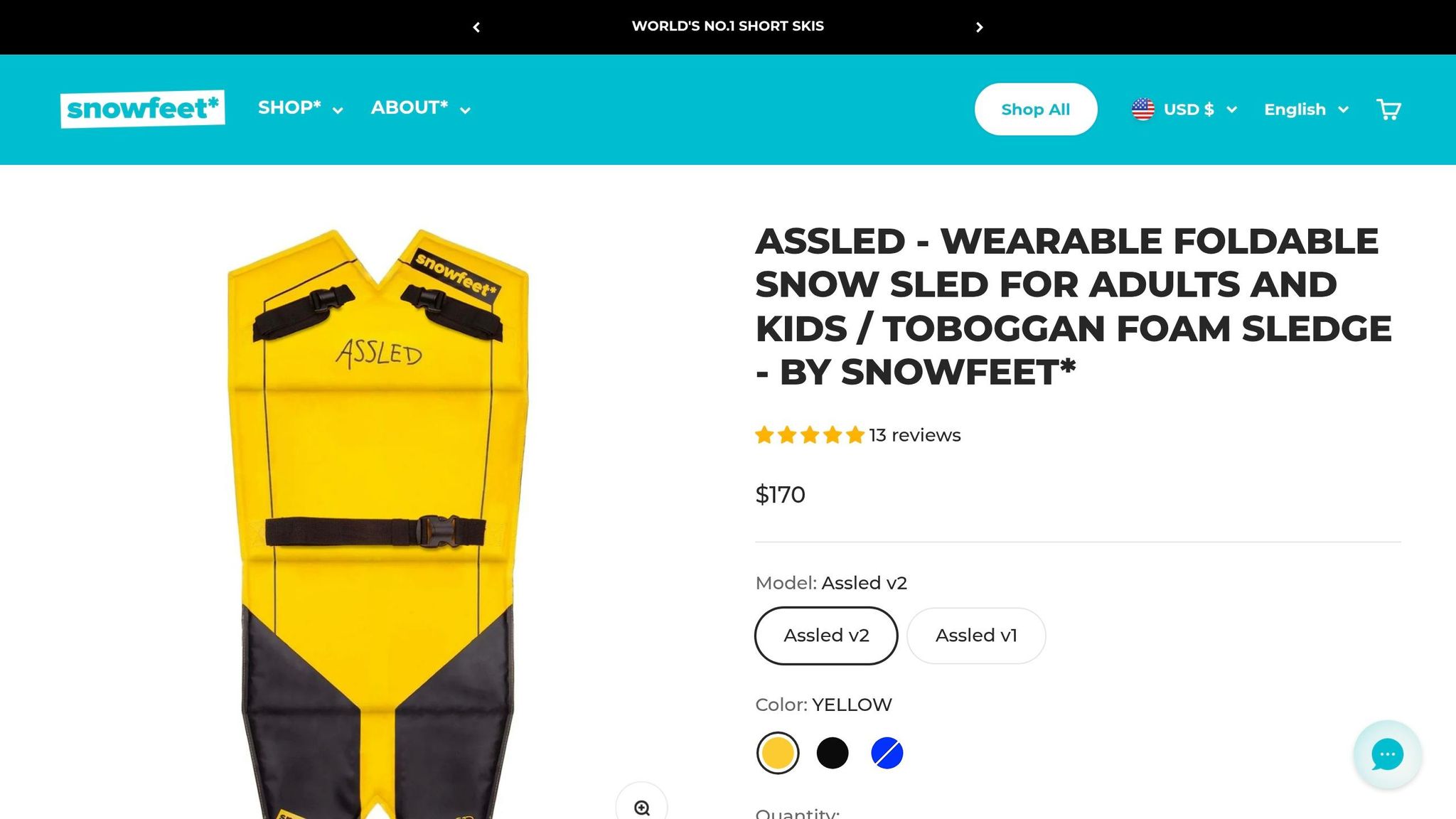 Assled Wearable Sleds