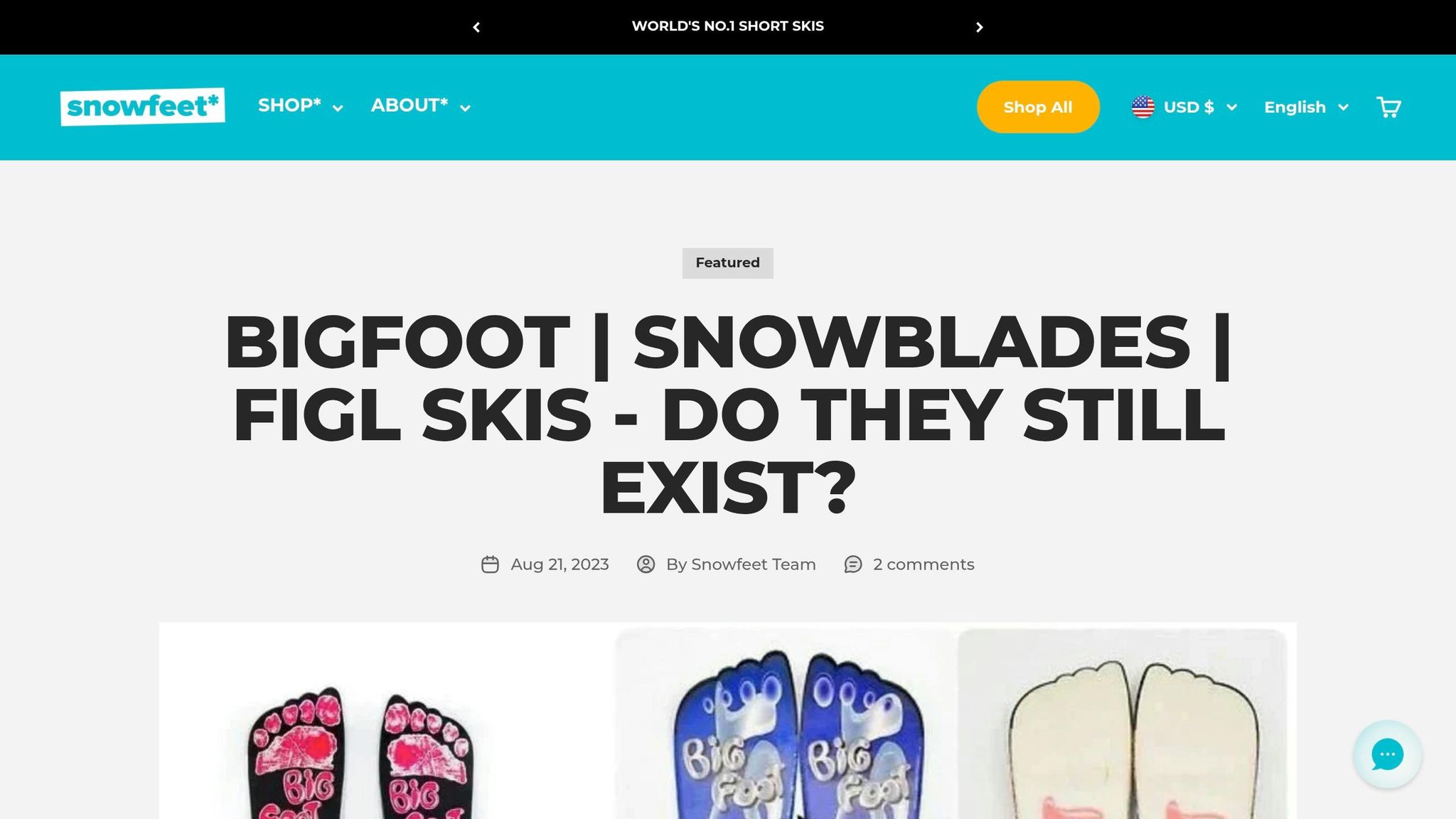 Bigfoot Snowblades
