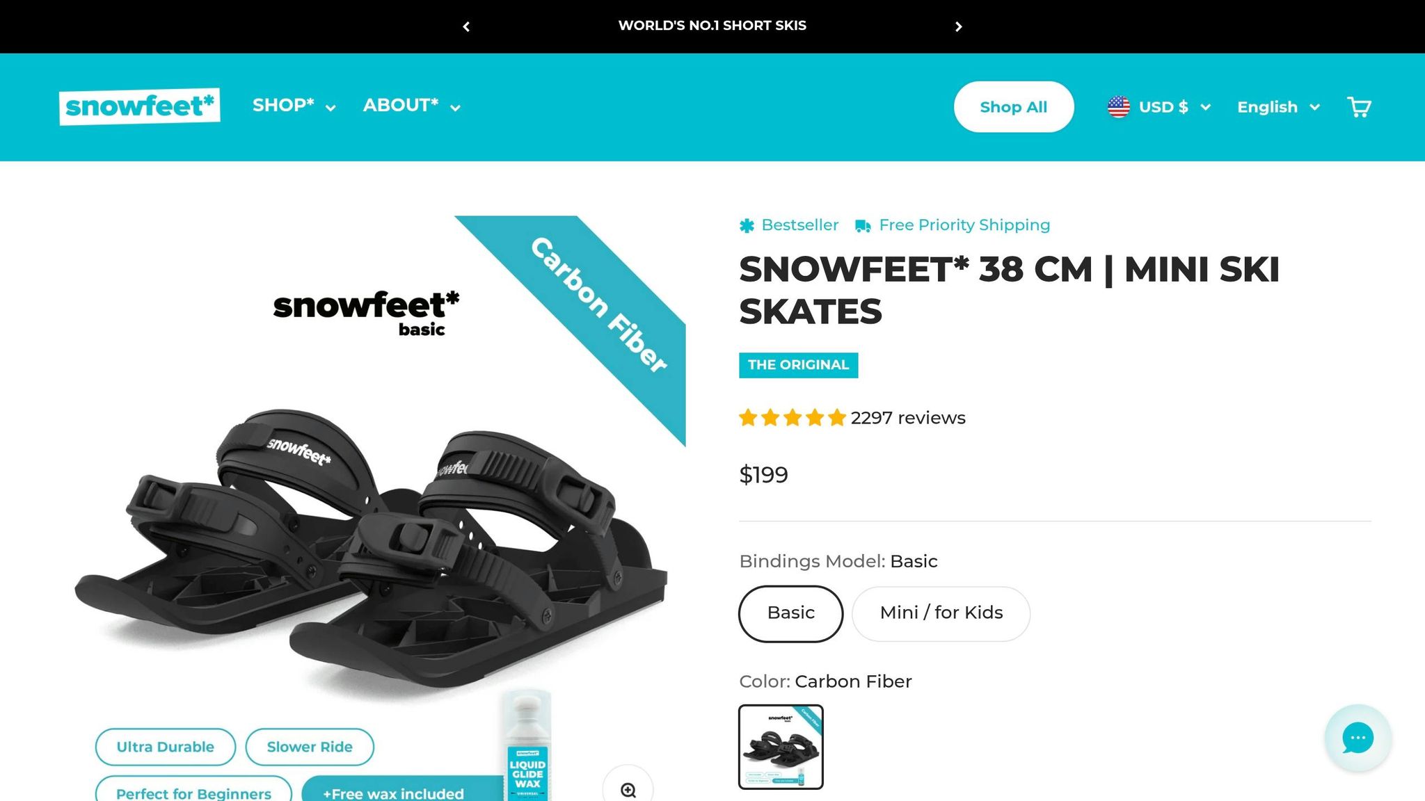 Mini Ski Skates