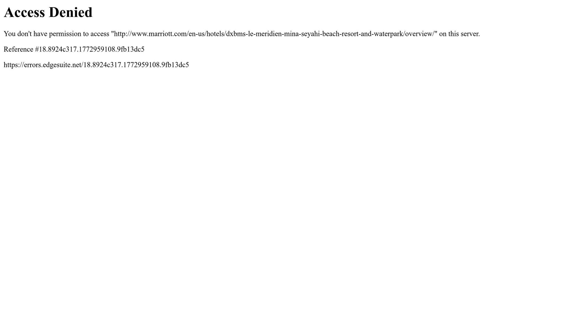 Le Meridien Mina Seyahi