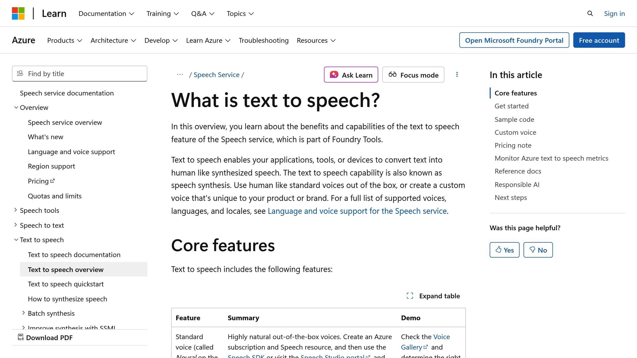 Microsoft Azure AI Speech