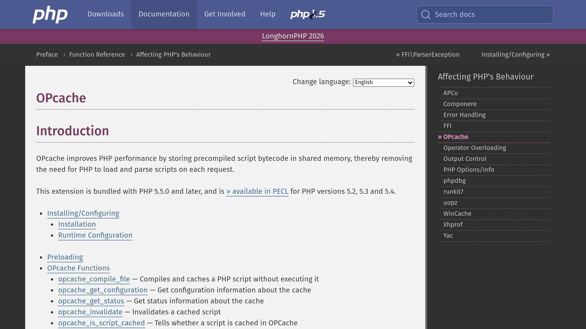 OPcache