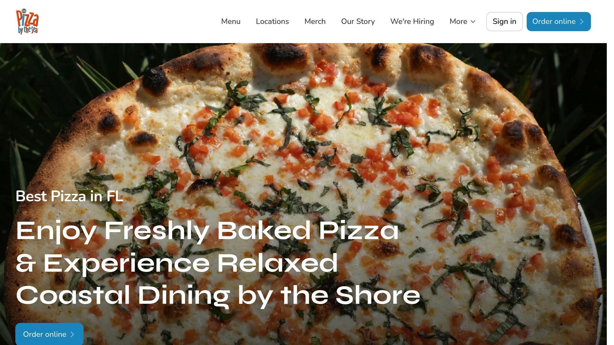 Pizza by the Sea