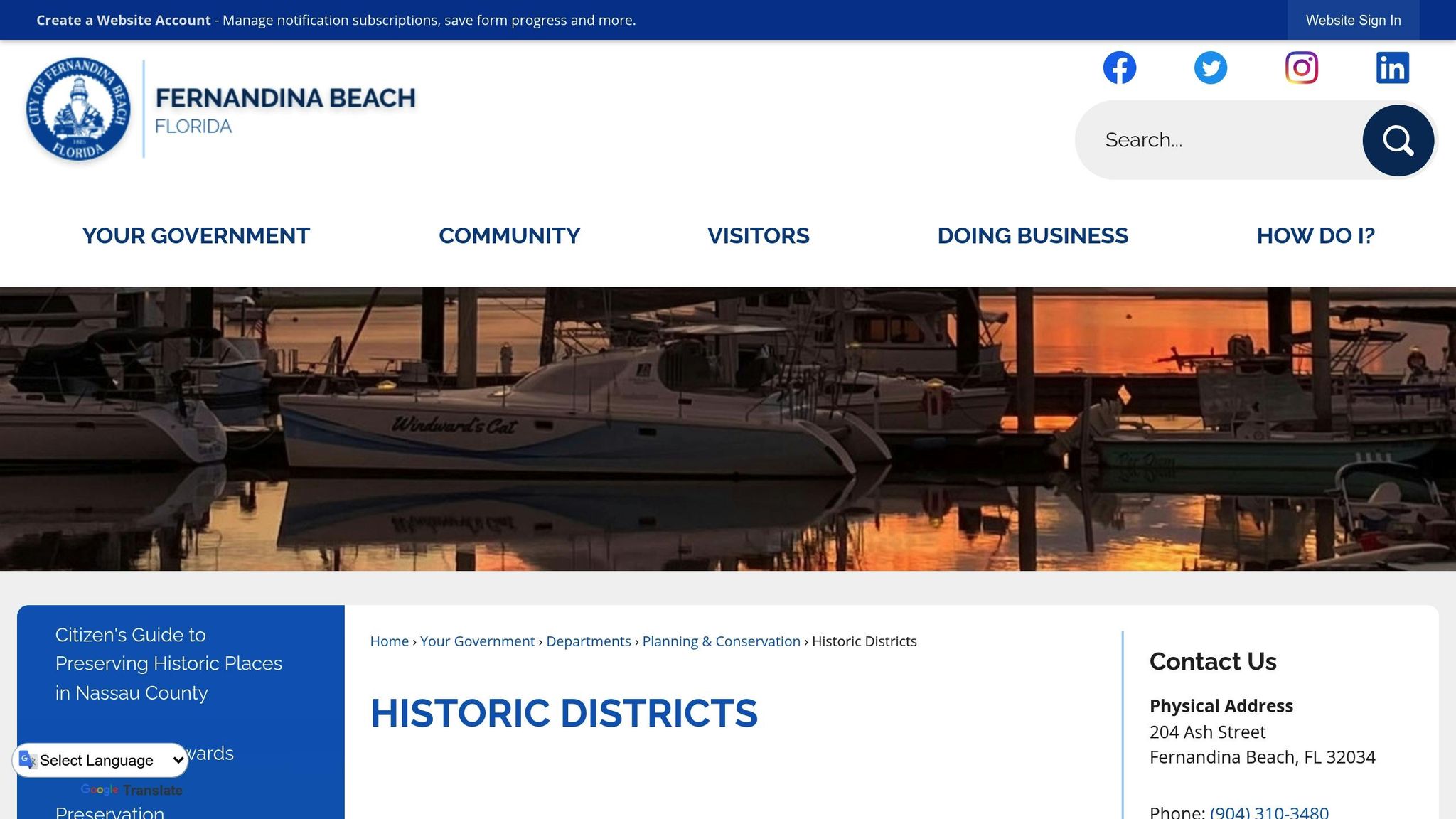 Amelia Island Historic District
