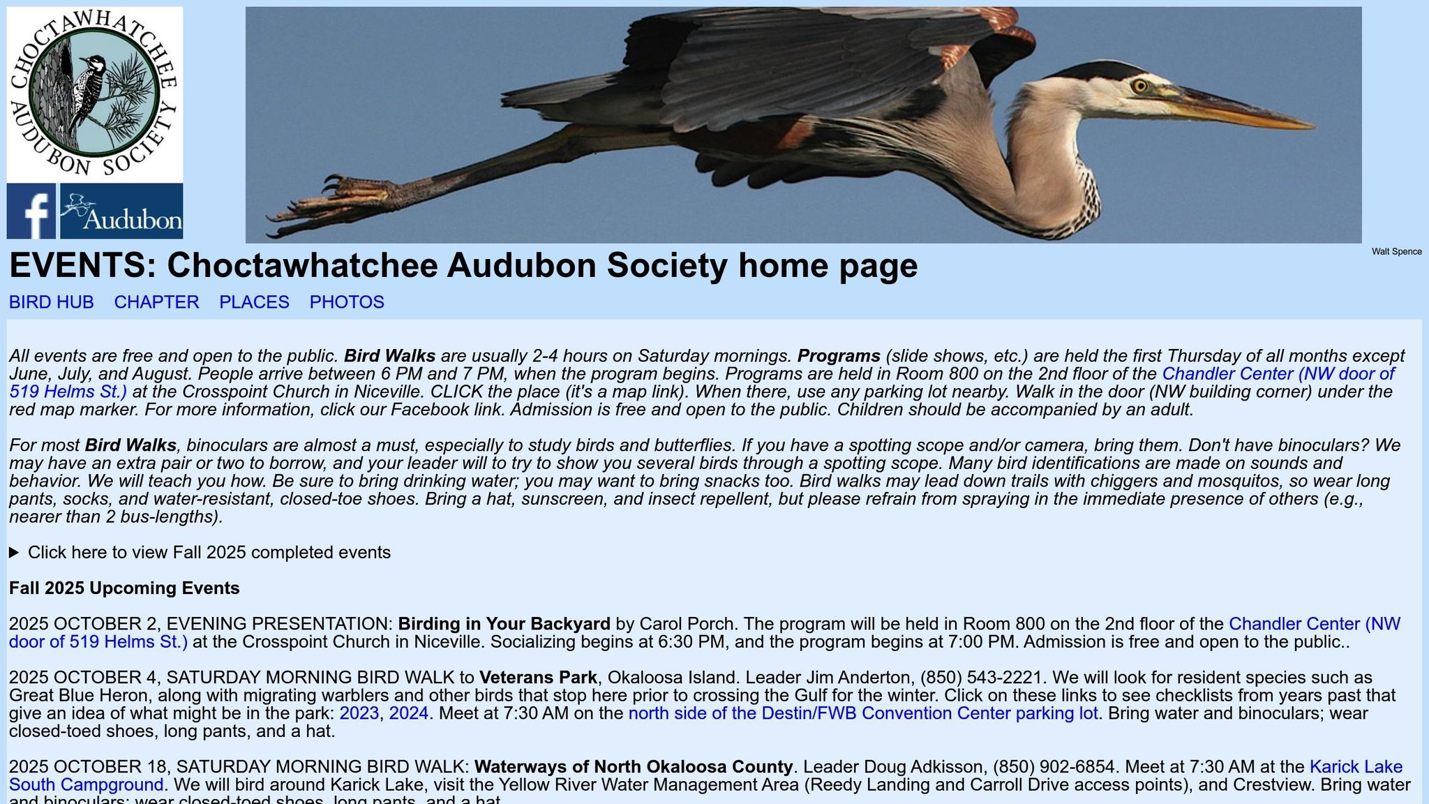 Choctawhatchee Audubon Society