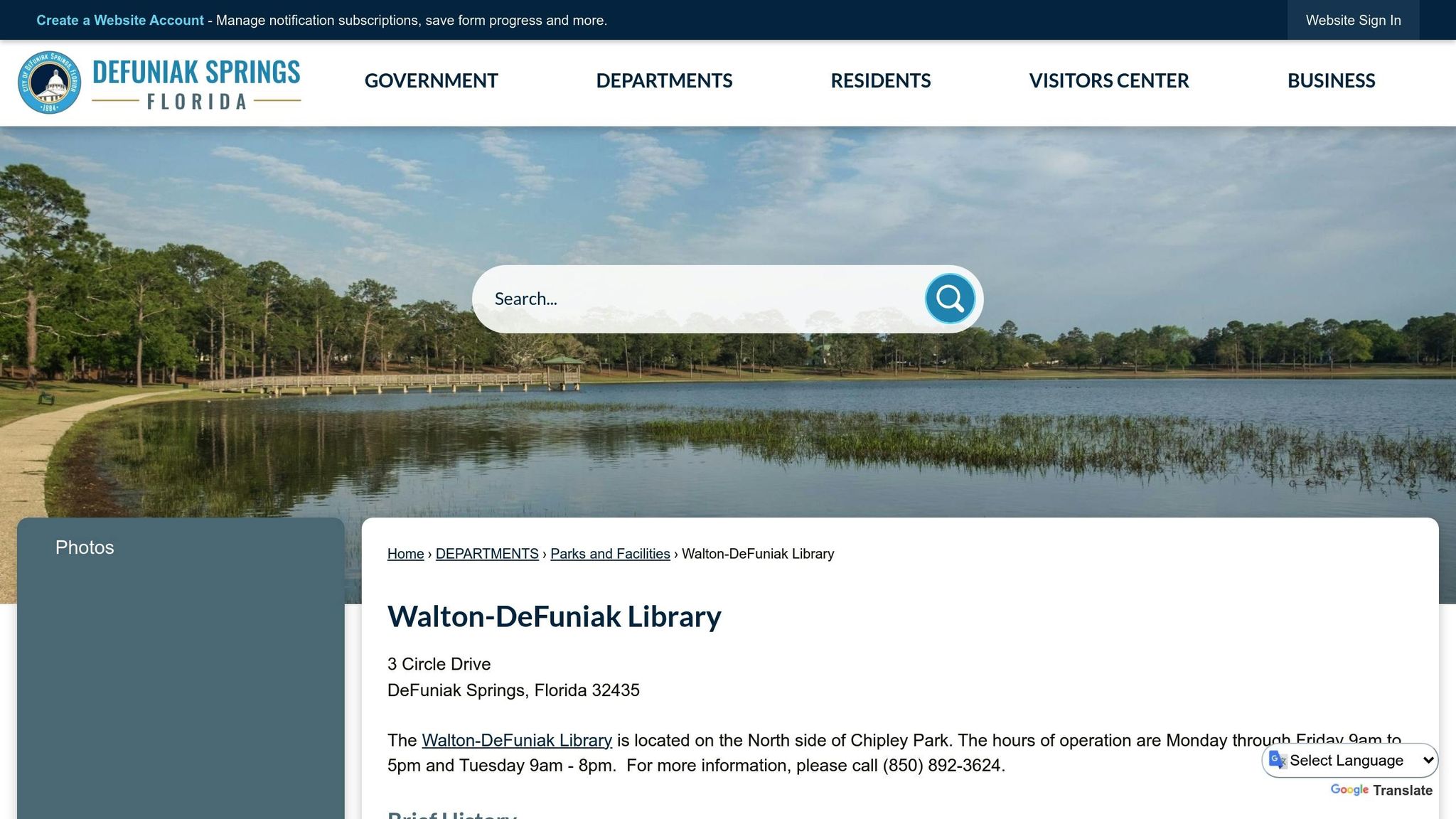 Walton-DeFuniak Library