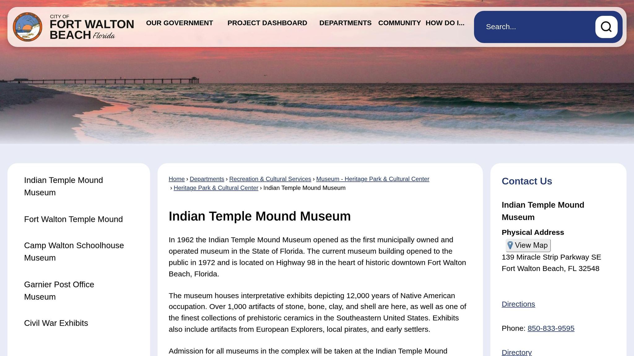 Indian Temple Mound Museum