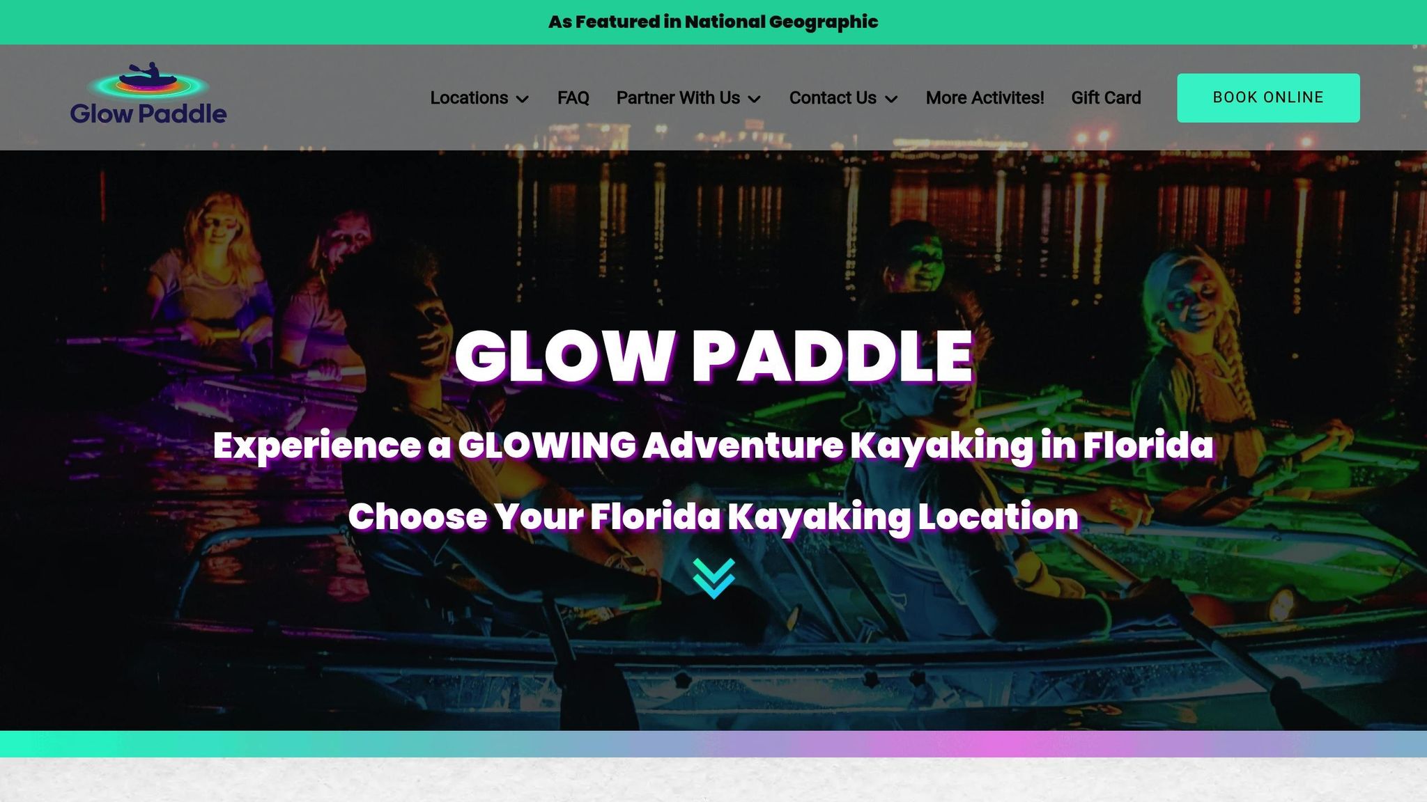 Glow Paddle Night Kayak Tours