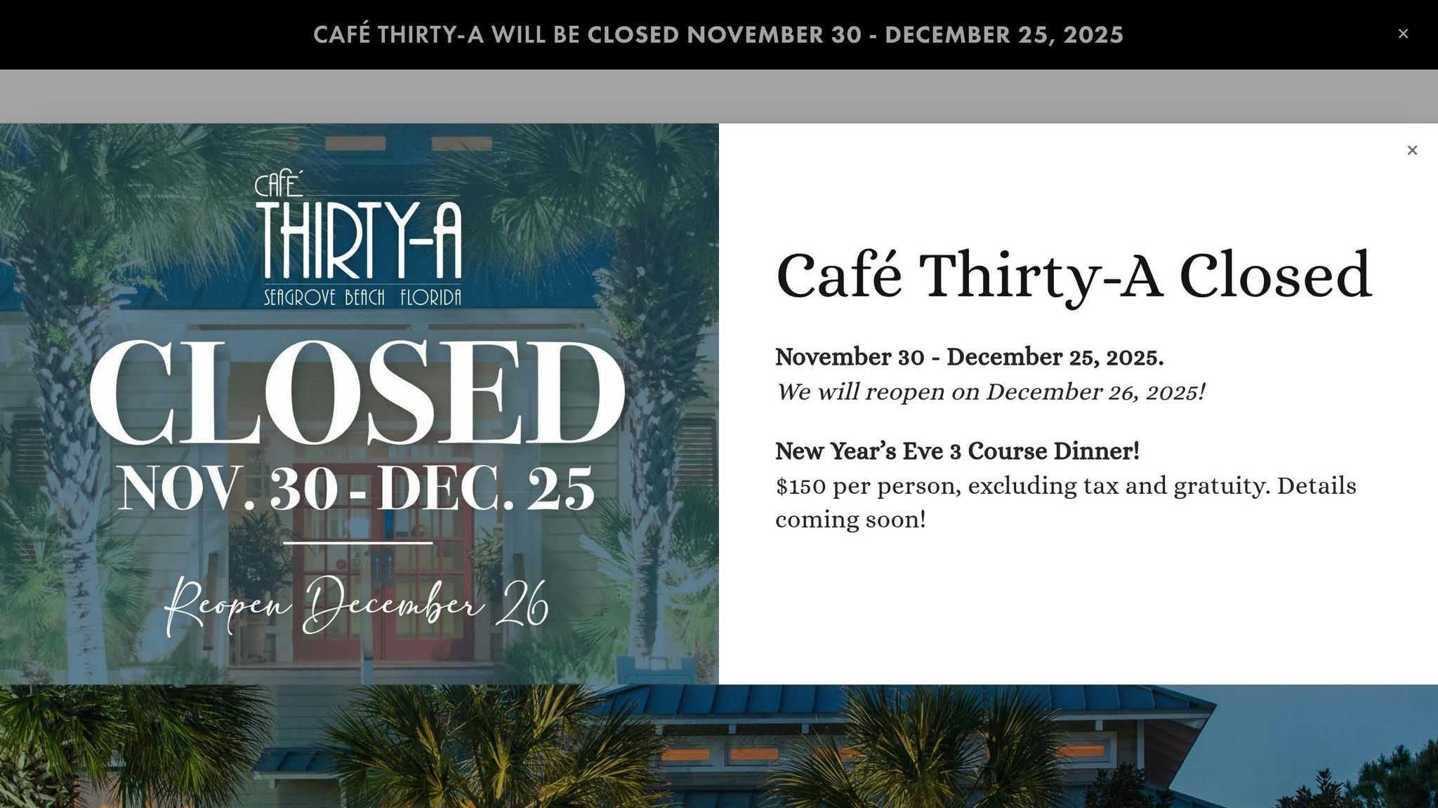 Cafe Thirty-A