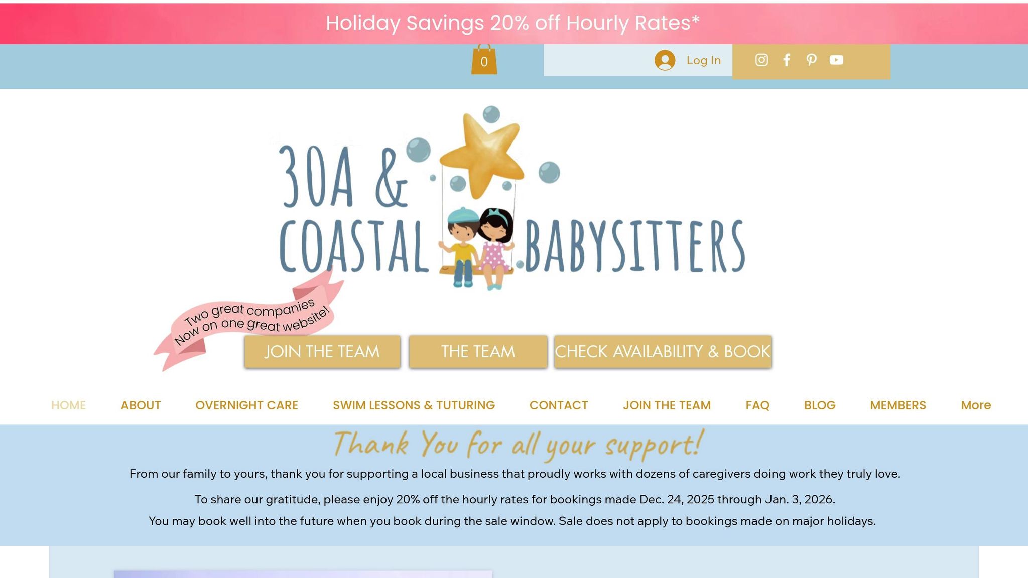 30A and Coastal Babysitters