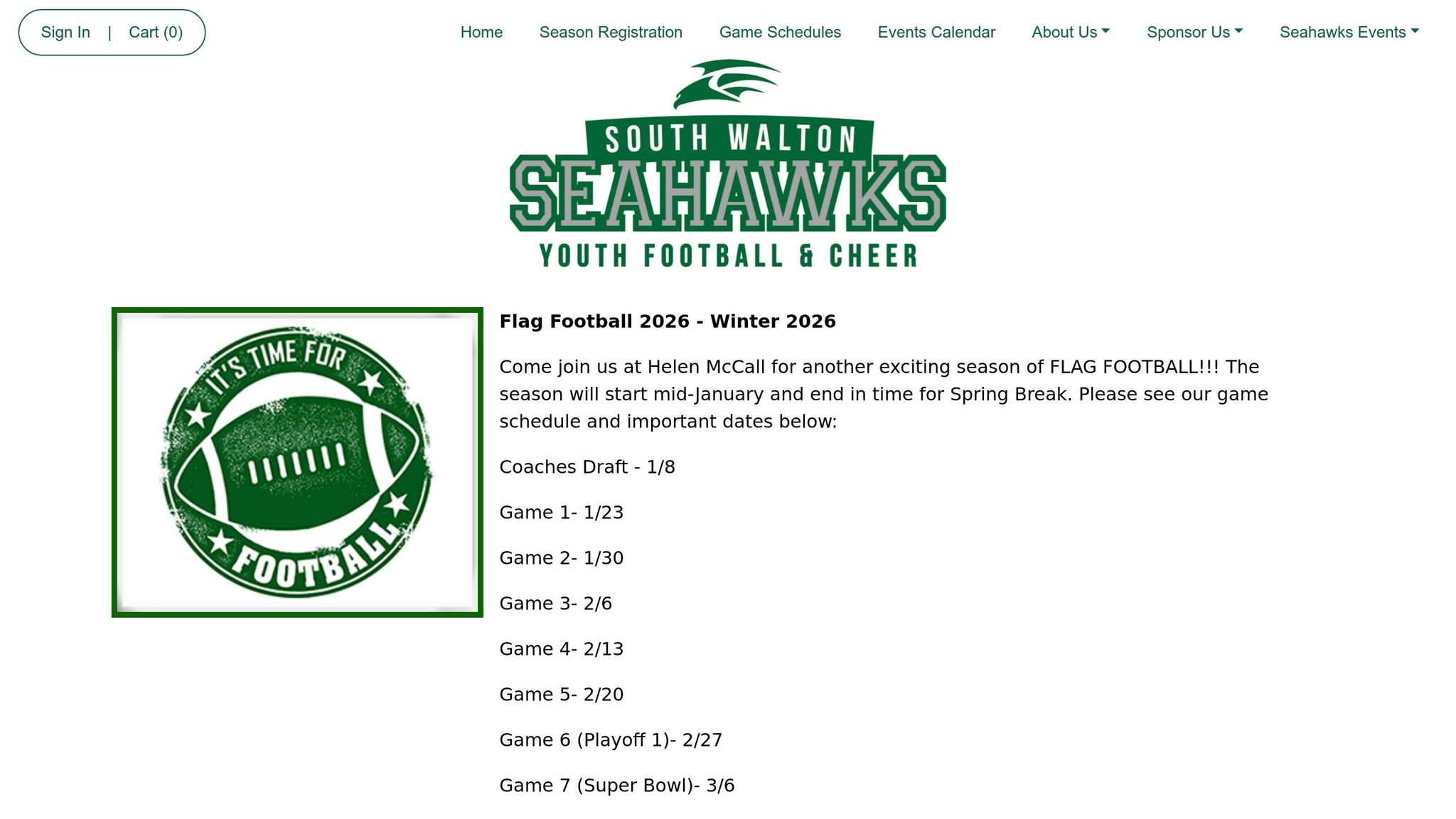 South Walton Youth Football Association