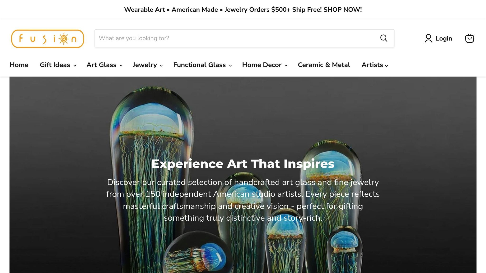 Fusion Art Glass and Fine Jewelry