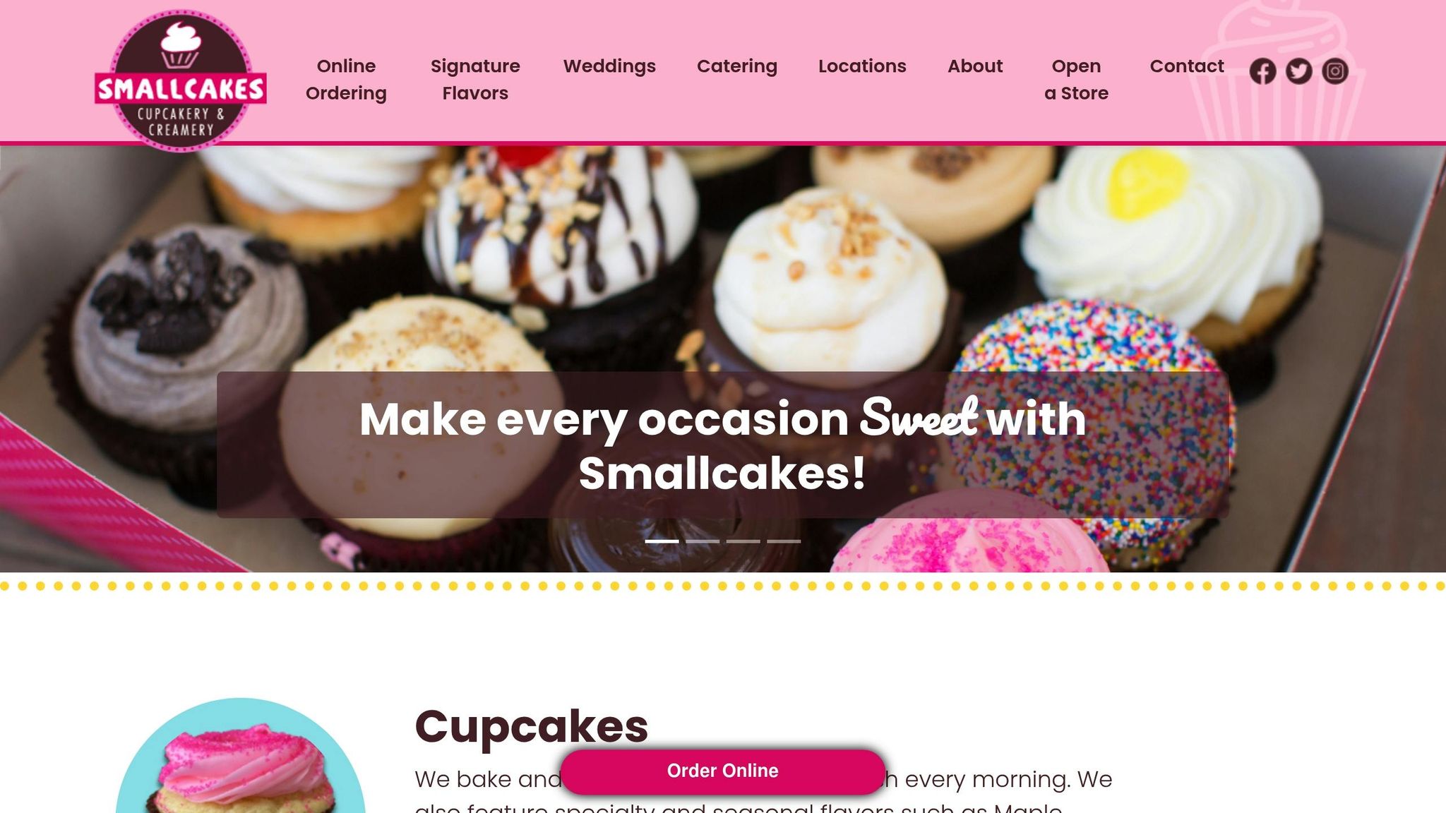 Smallcakes Cupcakery