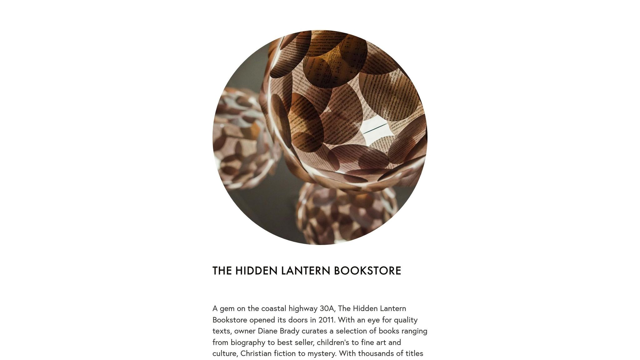 The Hidden Lantern Bookstore