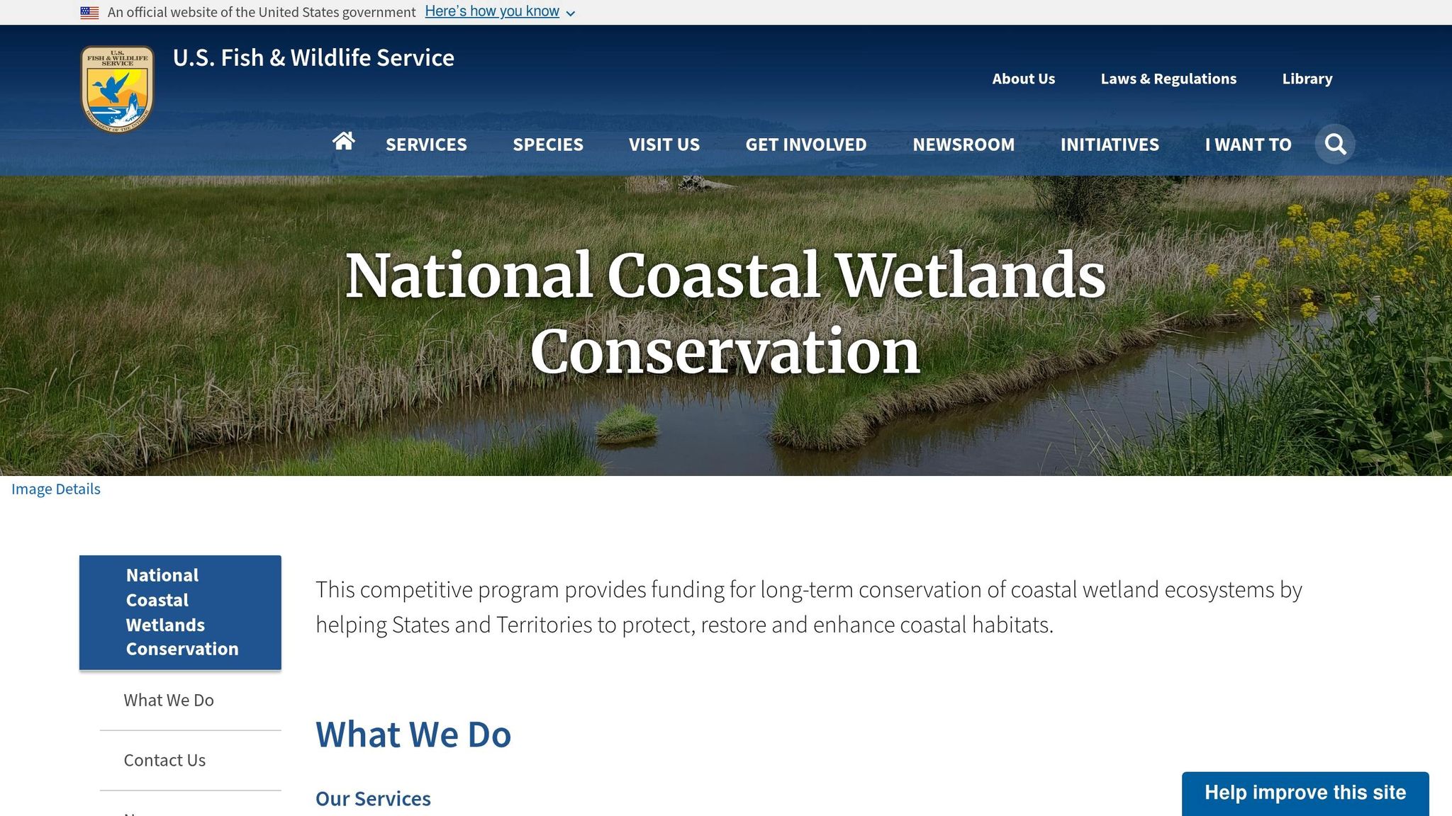National Coastal Wetlands Conservation Grant Program