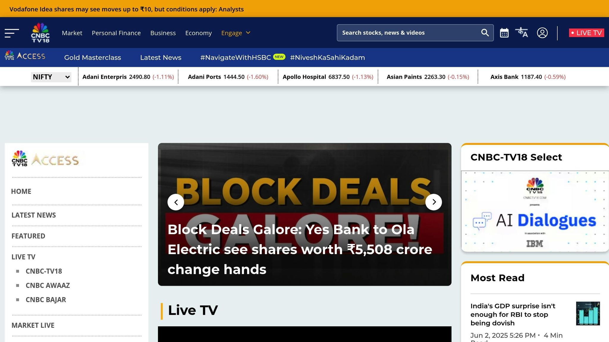 CNBC TV18