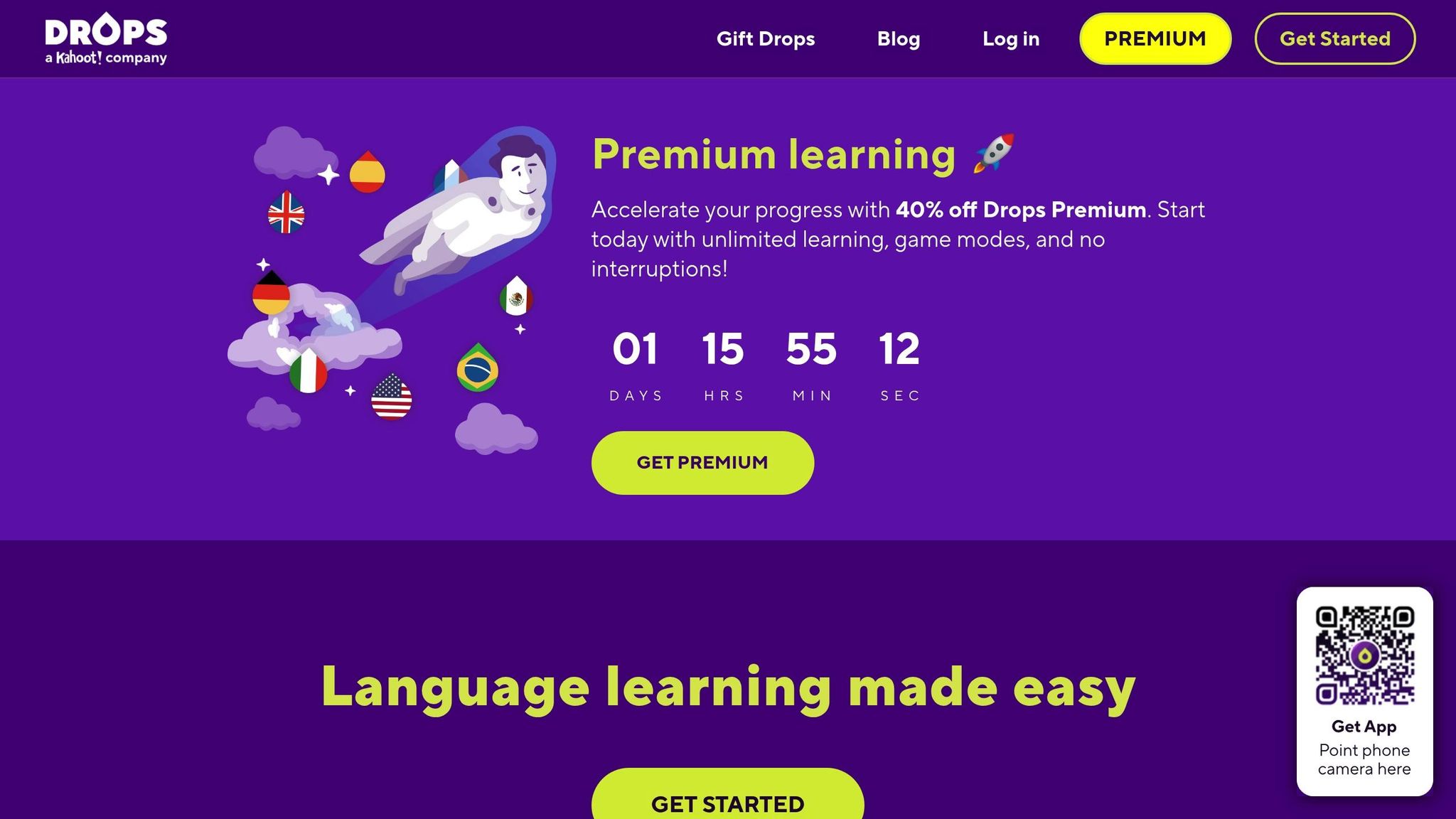 Language Drops