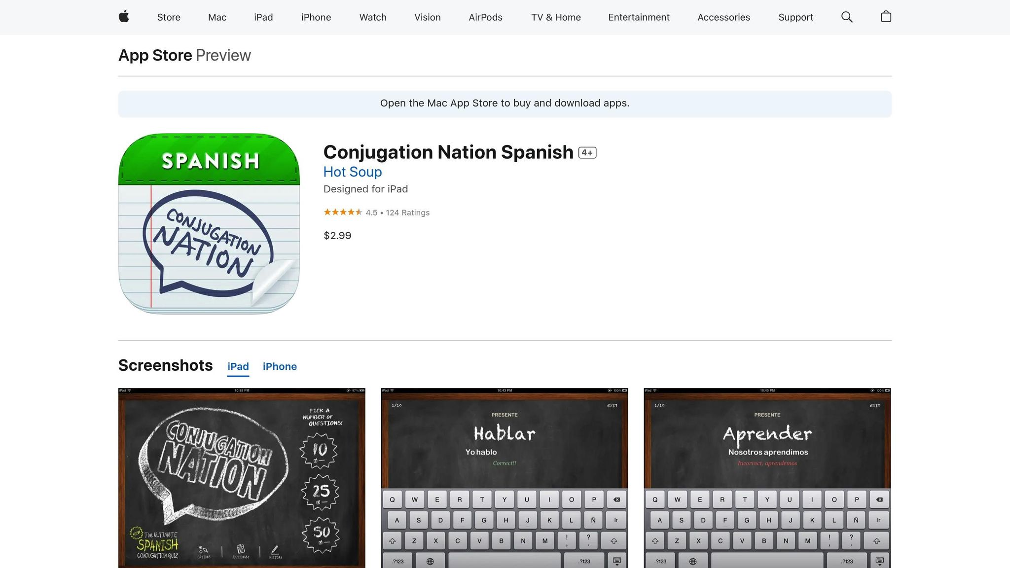 Conjugation Nation Spanish